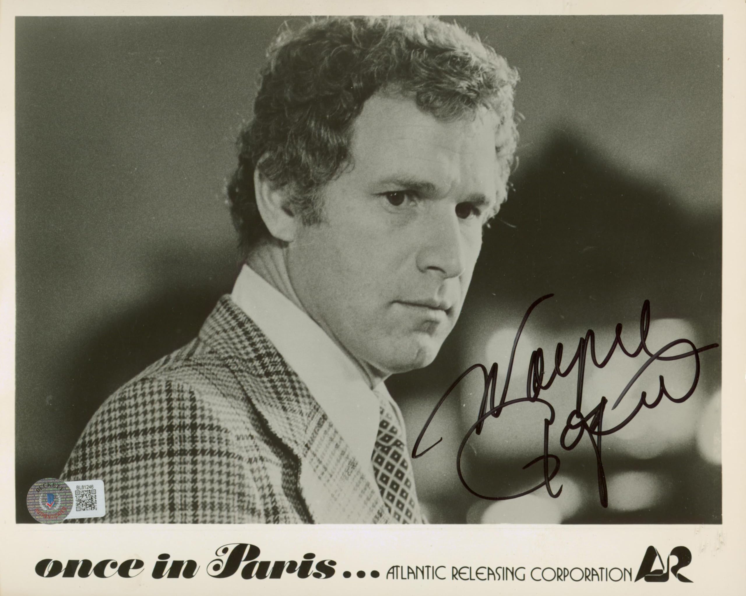 Wayne Rogers Once in Paris Authentic Signed 8x10 Photo Autographed BAS #BL81246