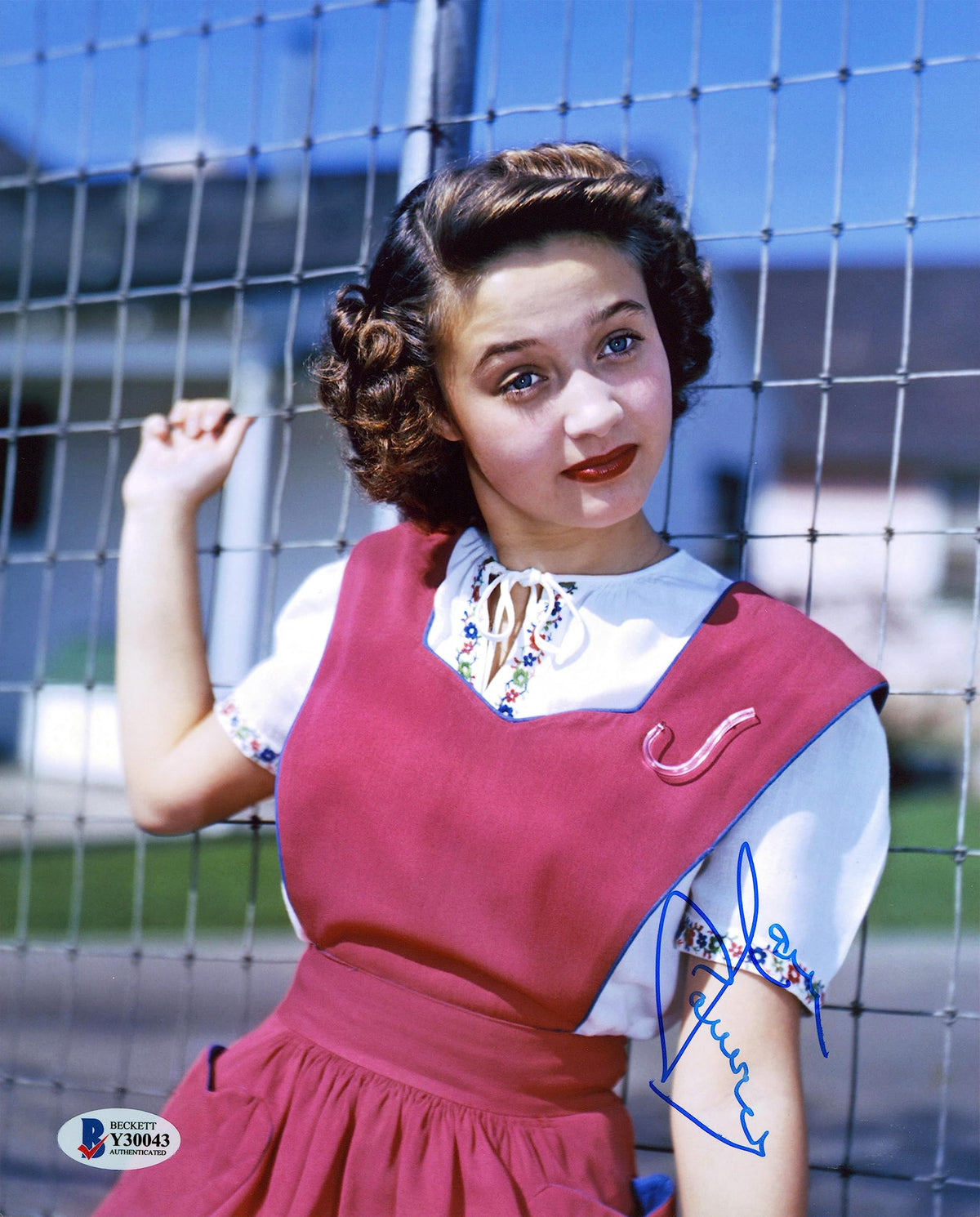 Jane Powell A Date with Judy Authentic Signed 8x10 Photo Autographed BAS #Y30043