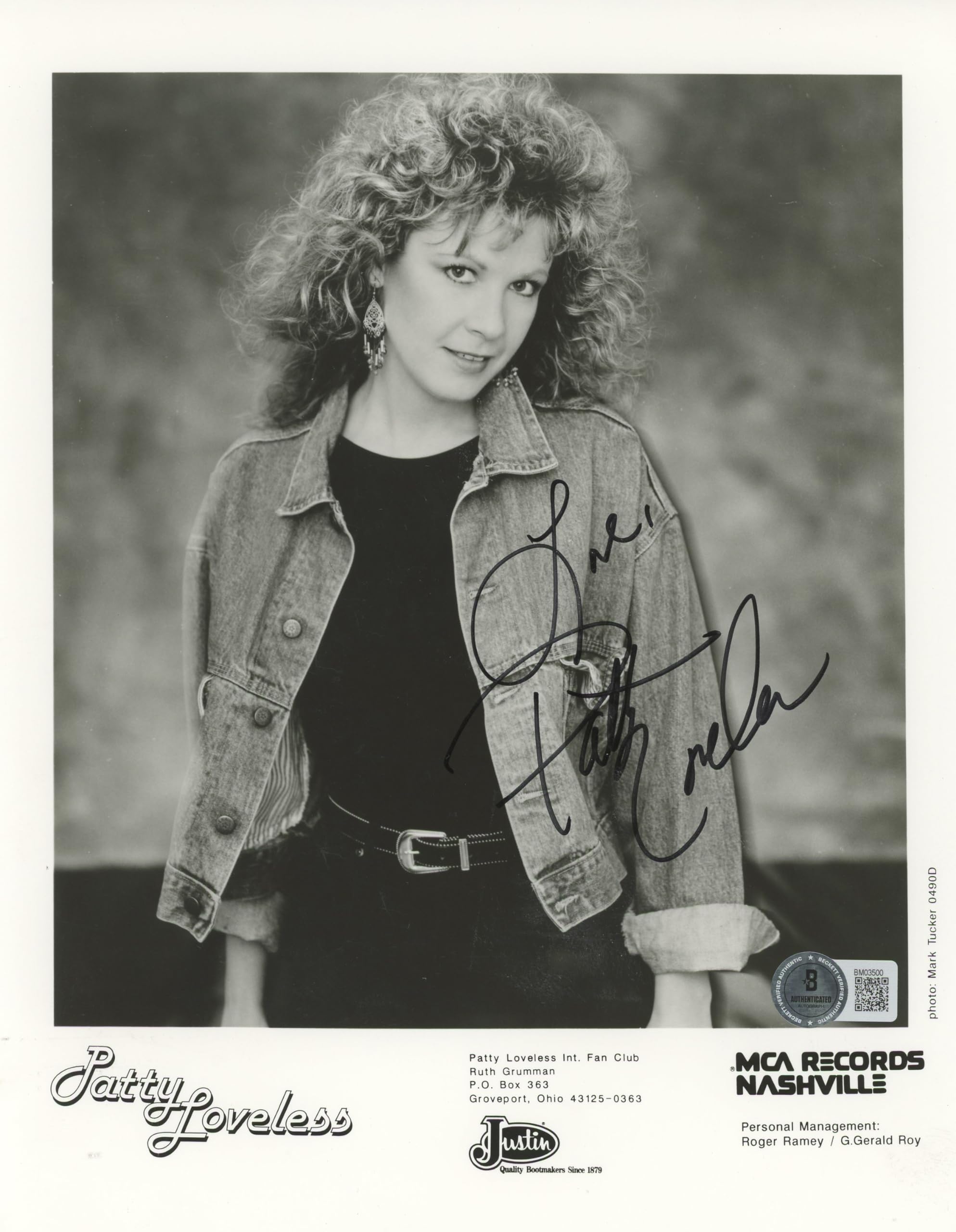 Patty Loveless Singer Authentic Signed 8x10 Photo Autographed BAS #BM03500