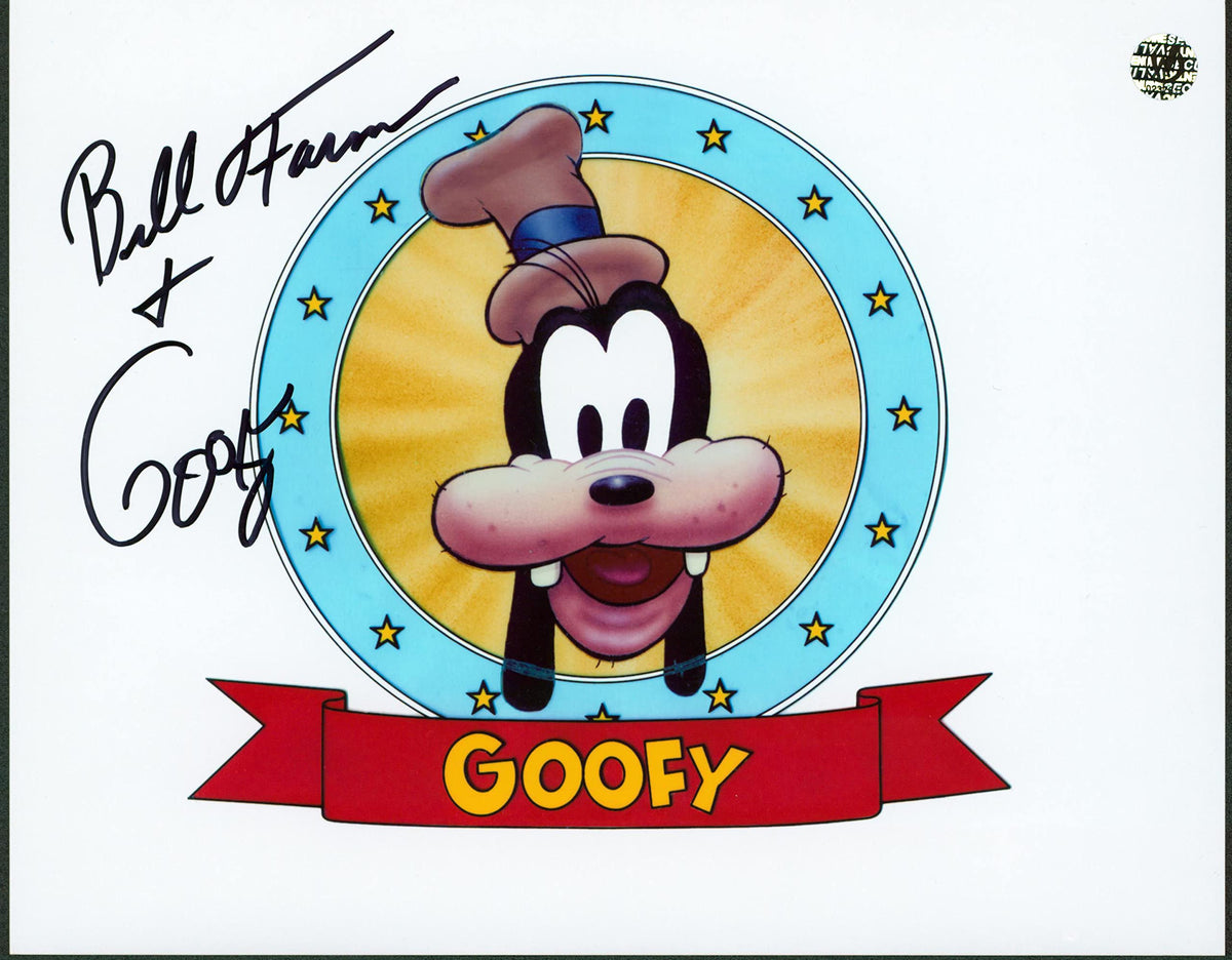 Bill Farmer A Goofy Movie "Goofy" Signed 8x10 Photo Wizard World #023761