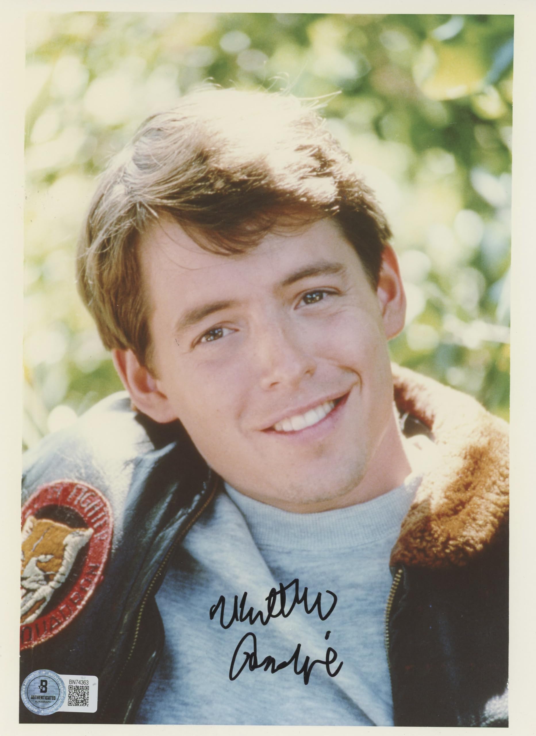 Matthew Broderick Ferris Bueller's Day Off Signed 8x10 Photo BAS #BN74363