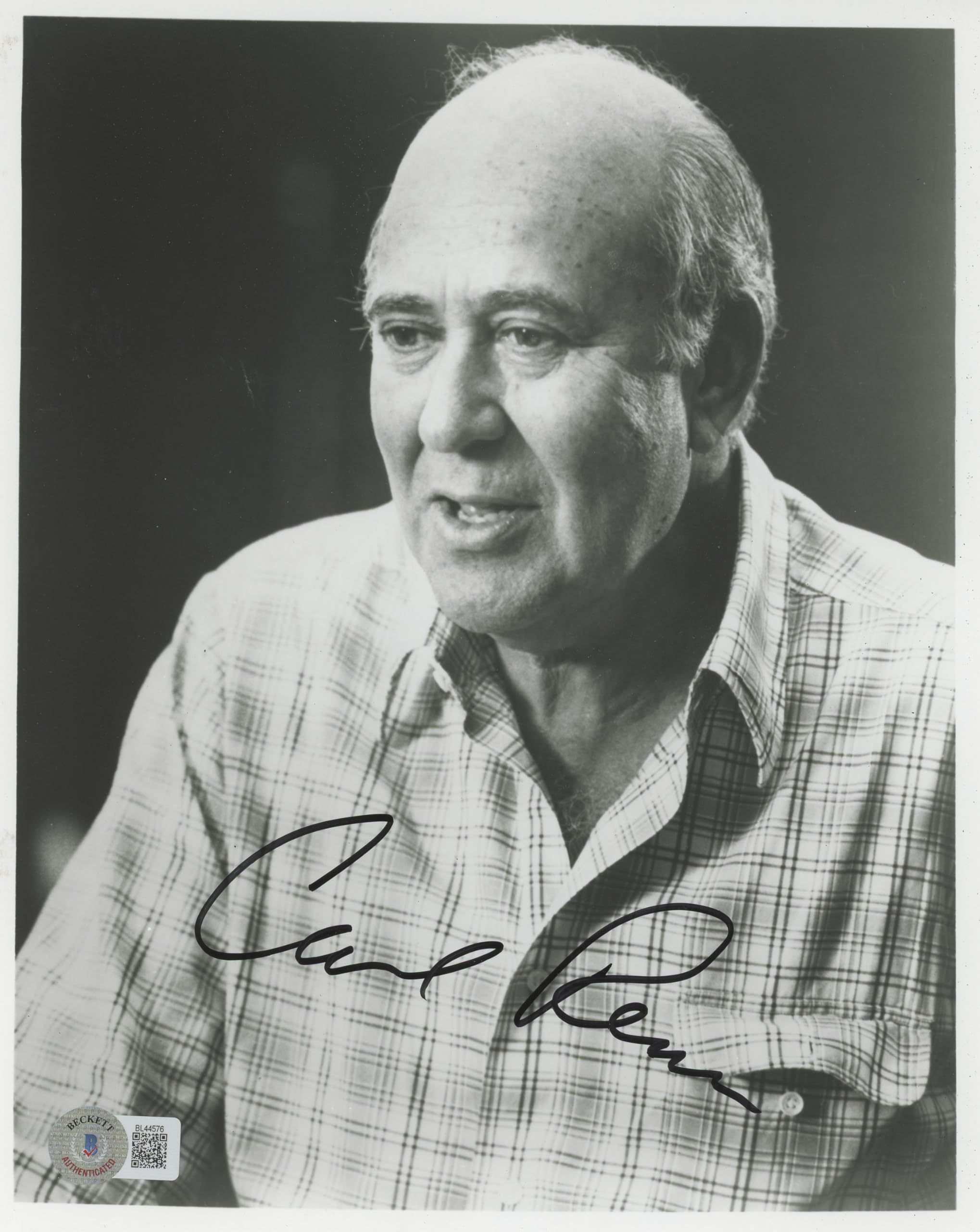 Carl Reiner The Dick Van Dyke Show Authentic Signed 8x10 Photo BAS #BL44576
