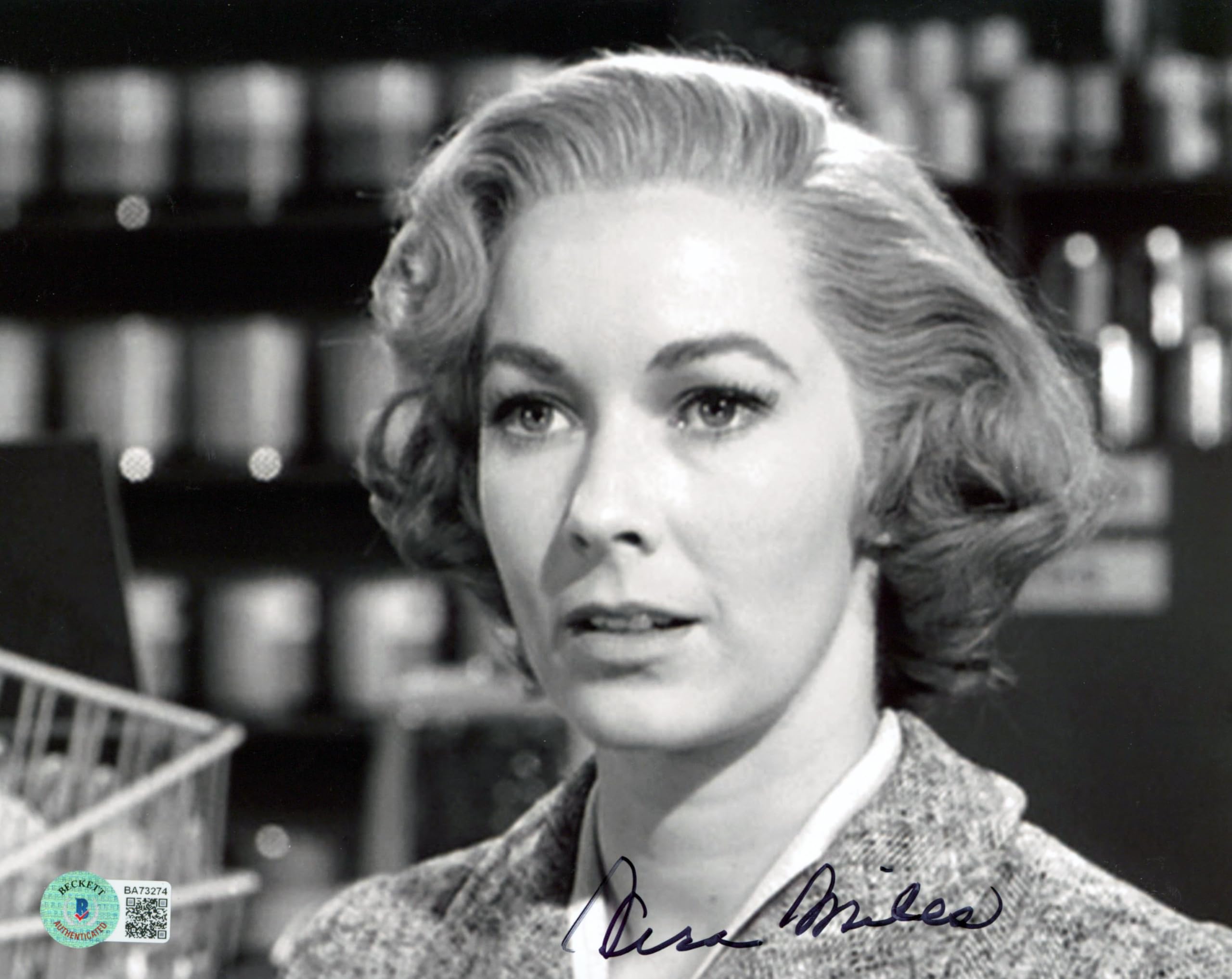 Vera Miles Psycho Authentic Signed 8x10 Photo Autographed BAS #BA73274