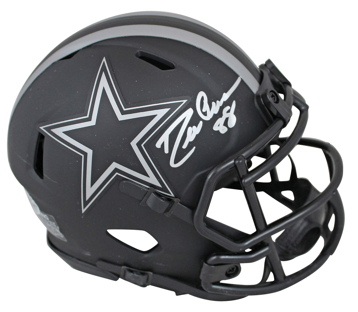 Cowboys Drew Pearson Authentic Signed Eclipse Speed Mini Helmet BAS Witnessed