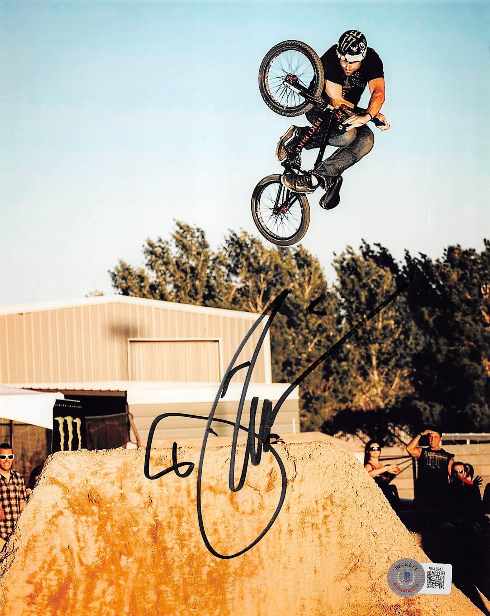 T. J. Lavin The Challenge Authentic Signed 8x10 Photo BAS #BK43947