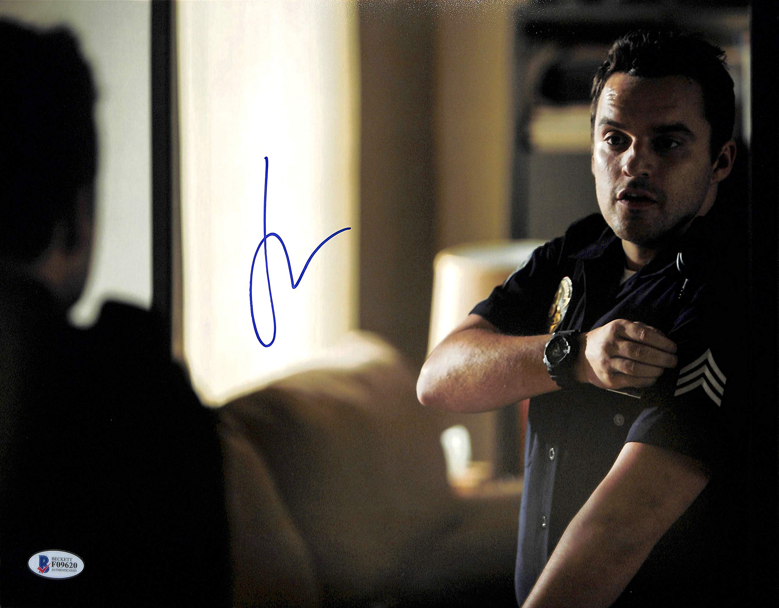 Jake Johnson Let's Be Cops Authentic Signed 11x14 Photo Autographed BAS #F09620