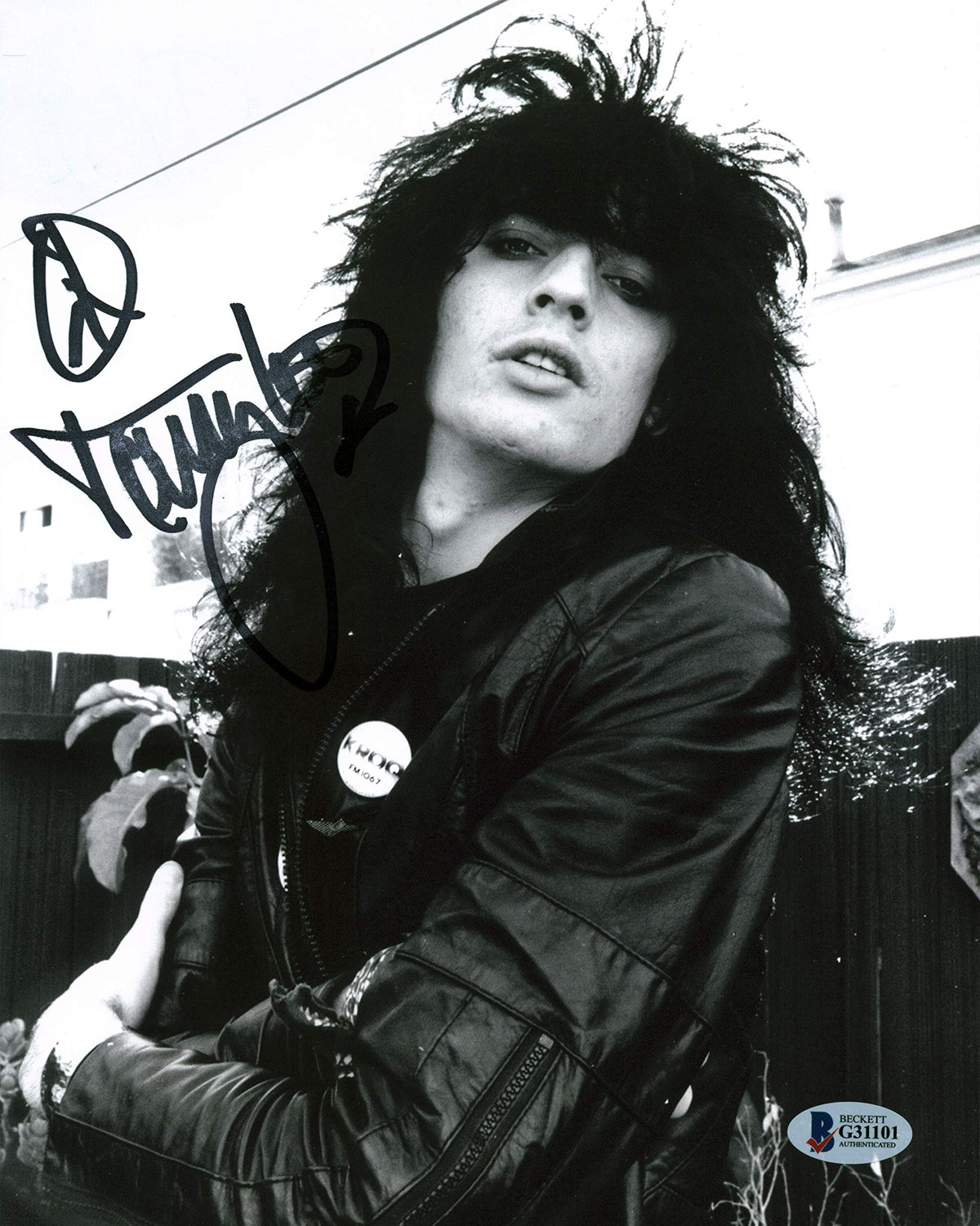 Tommy Lee Motley Crue Authentic Signed 8x10 Photo Autographed BAS #G31101