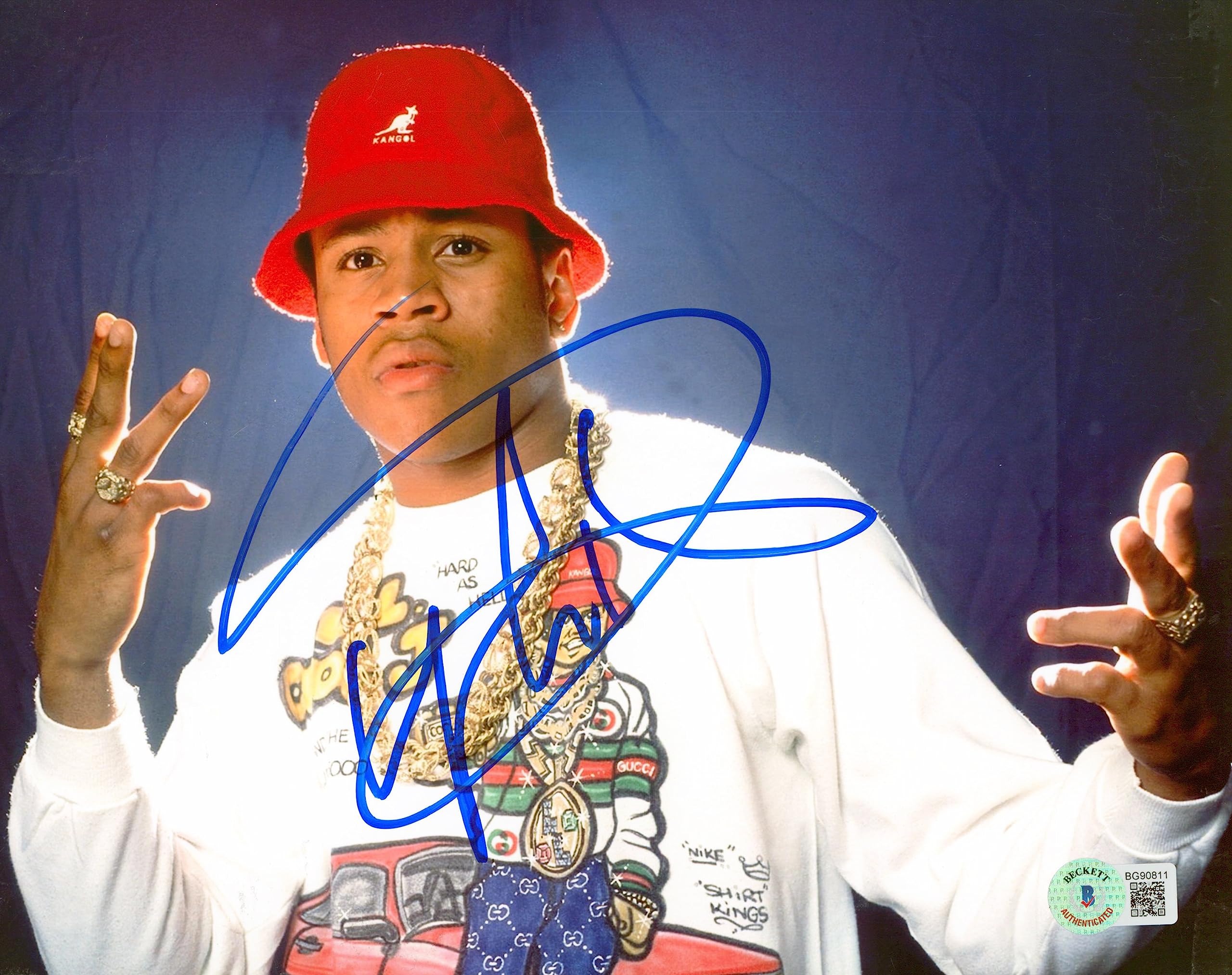 L.L. Cool J Rapper Authentic Signed 8x10 Photo Autographed BAS #BG90811
