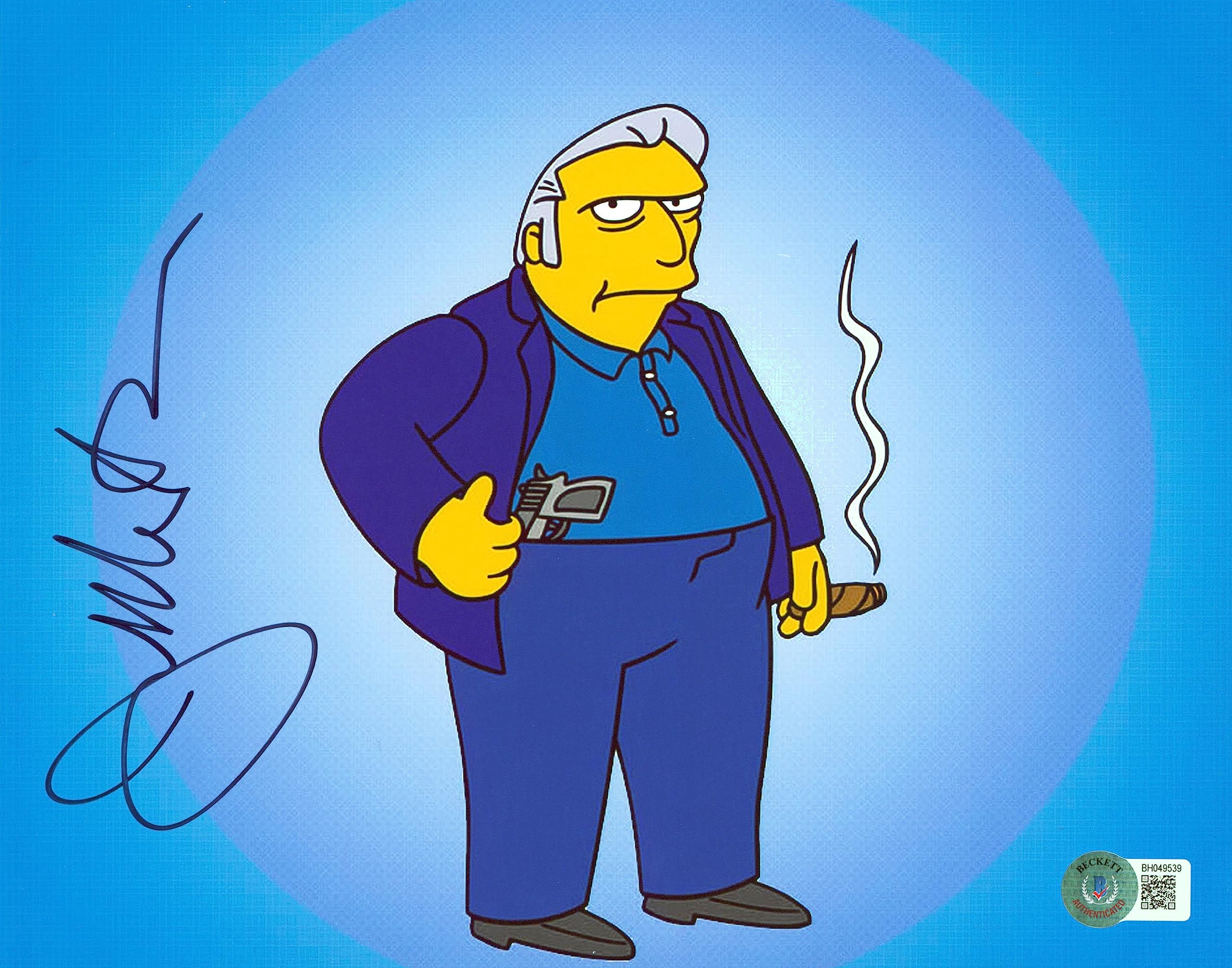 Joe Mantegna The Simpsons Authentic Signed 8x10 Photo Autographed BAS #BH049539