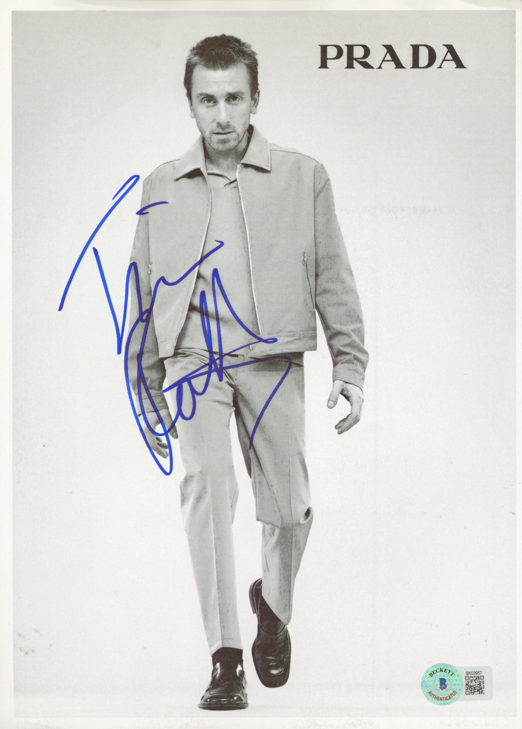 Tim Roth Pulp Fiction Authentic Signed 7.5x10.75 Photo Autographed BAS #BK03957