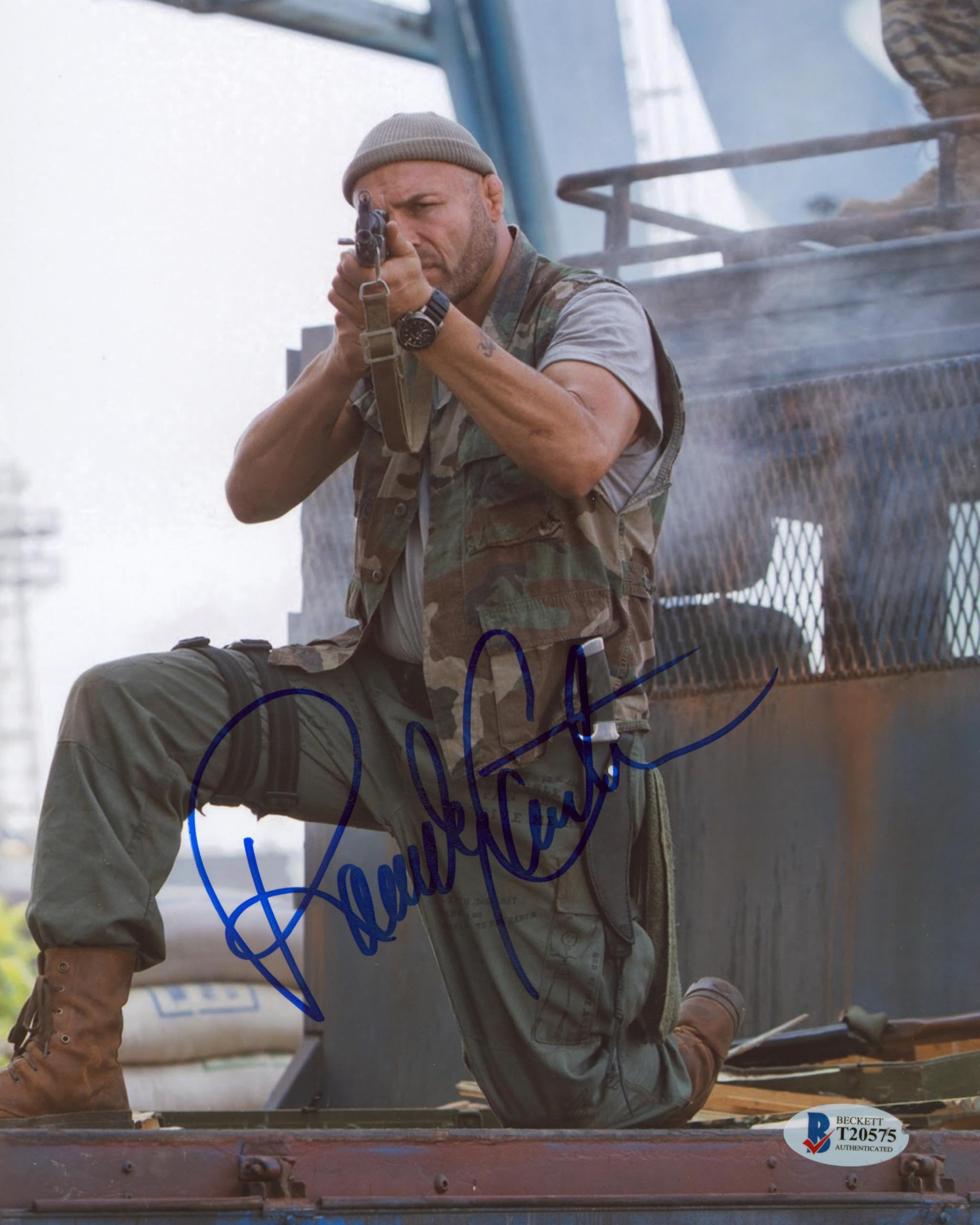 Randy Couture The Expendables 2 Authentic Signed 8x10 Photo BAS #T20575