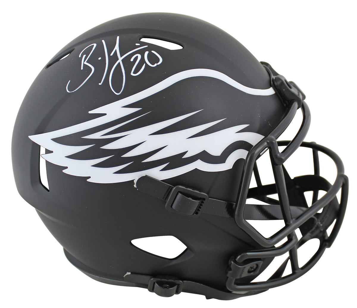 Eagles Brian Dawkins Signed Eclipse Full Size Speed Rep Helmet JSA Witnessed