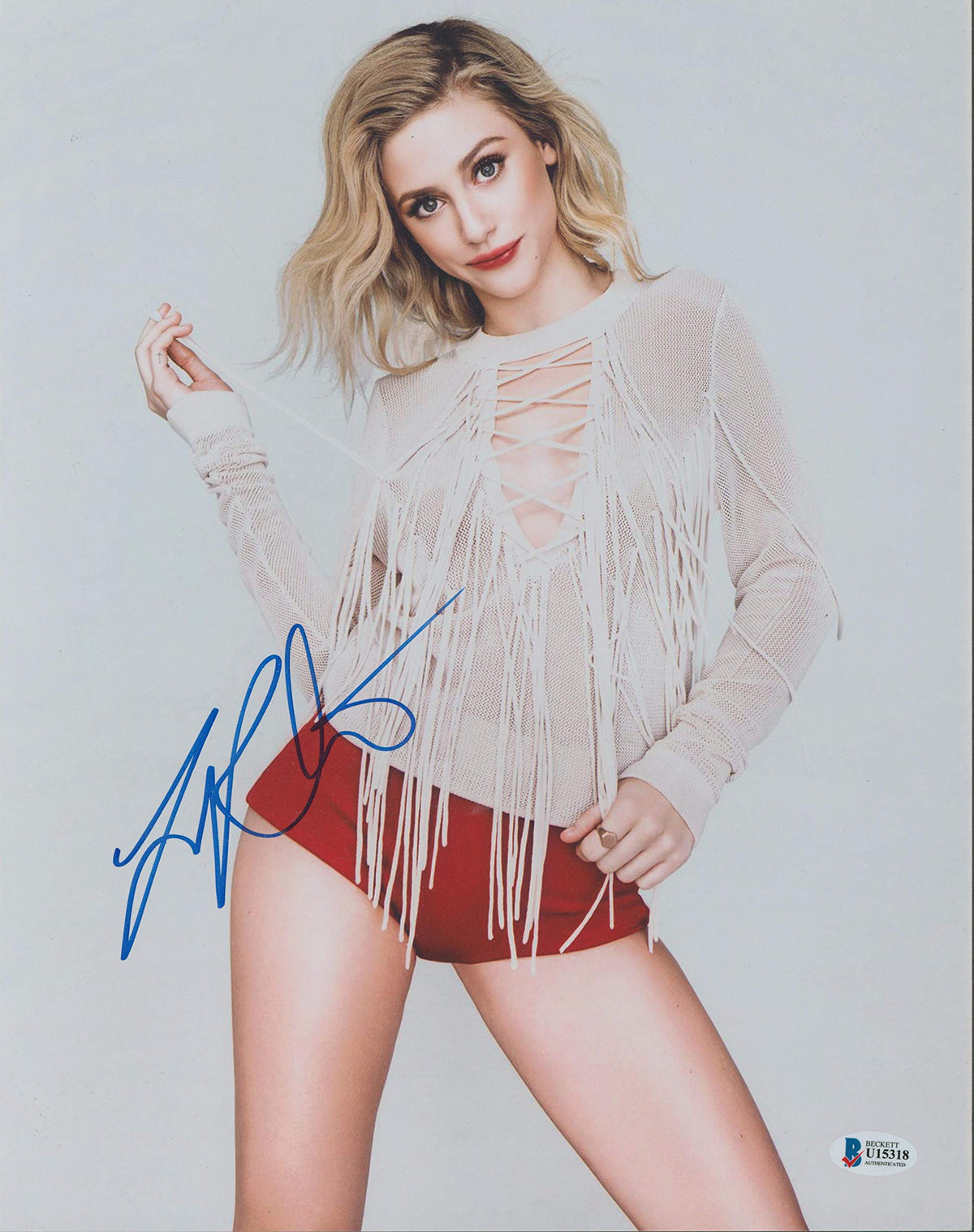 Lili Reinhart Riverdale Authentic Signed 11x14 Photo Autographed BAS #U15318