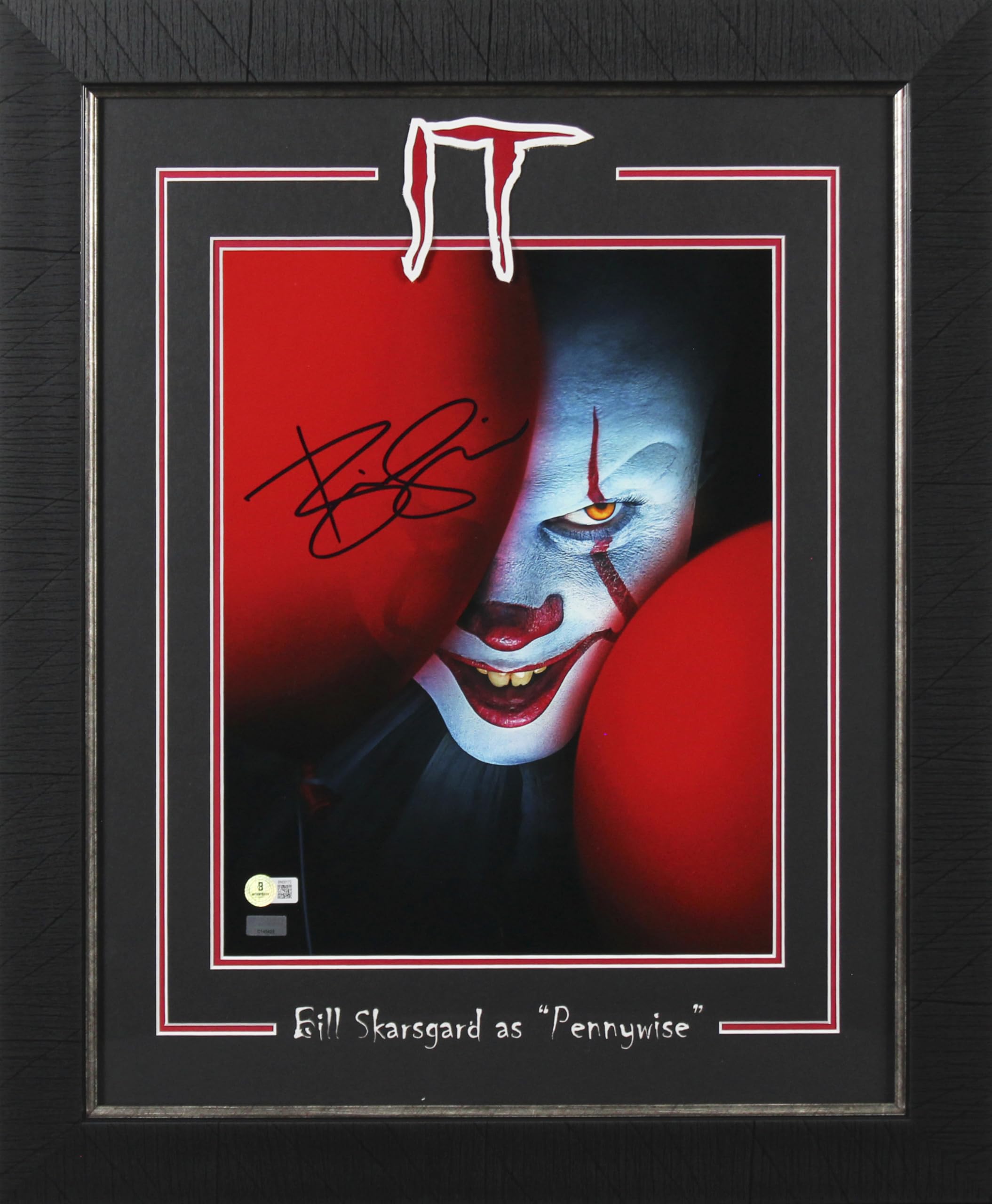 Bill Skarsgard It Authentic Signed 11x14 Framed Photo BAS #BN00172