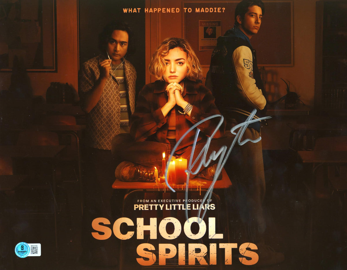 Peyton List School Spirits Authentic Signed 11x14 Photo Autographed BAS #BN33165