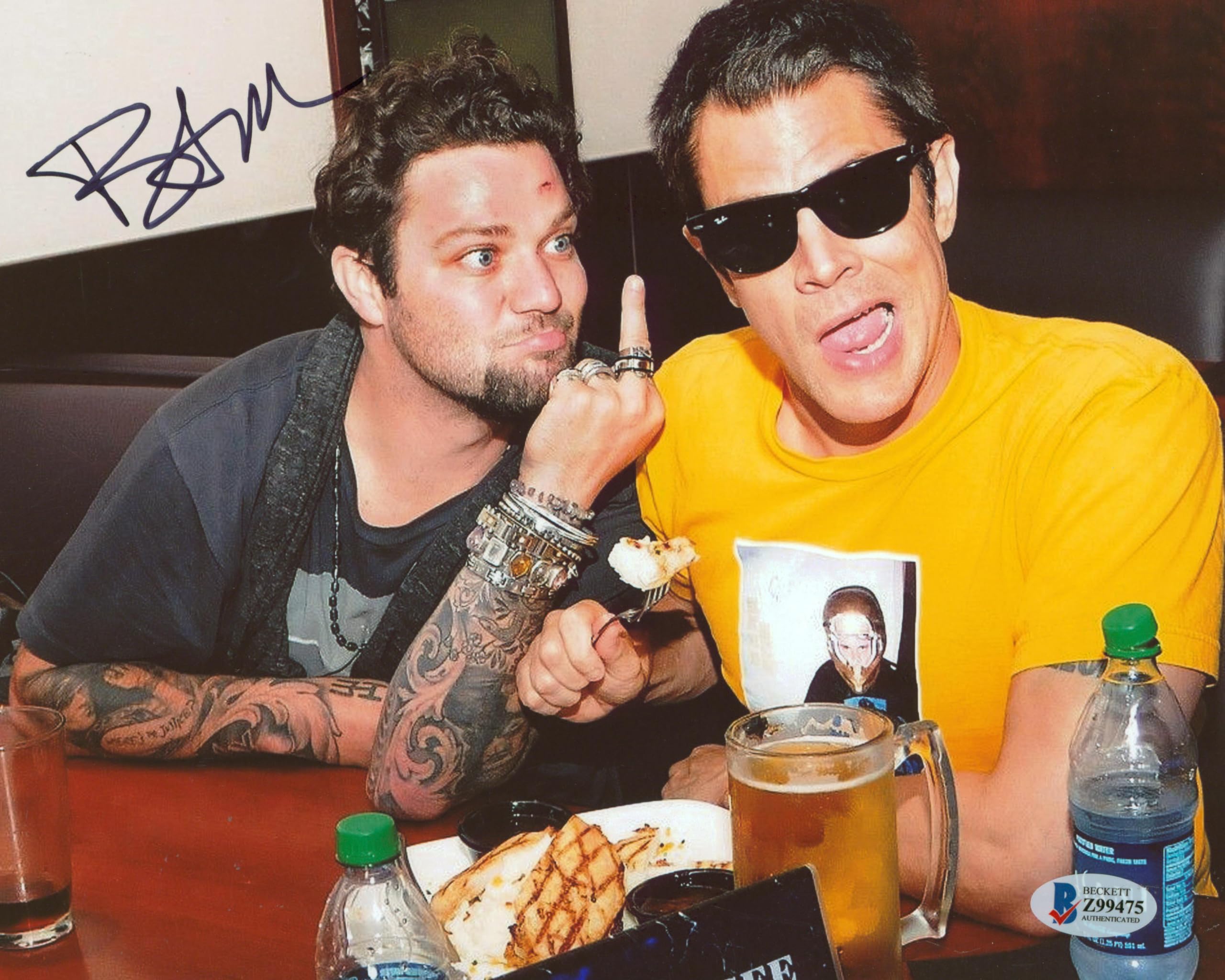 Bam Margera Jackass Authentic Signed 8x10 Photo Autographed BAS #Z99475
