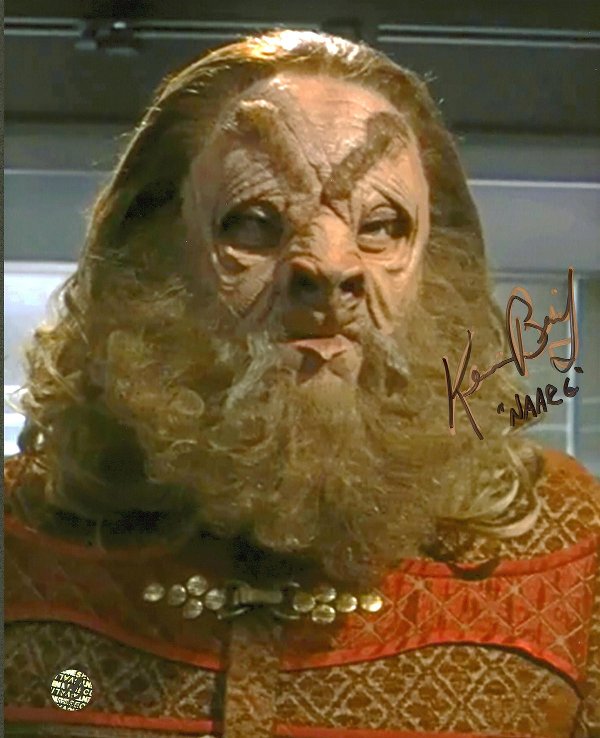 Kevin Brief Star Trek Enterprise "Naarg" Signed 8x10 Photo Wizard World #029684