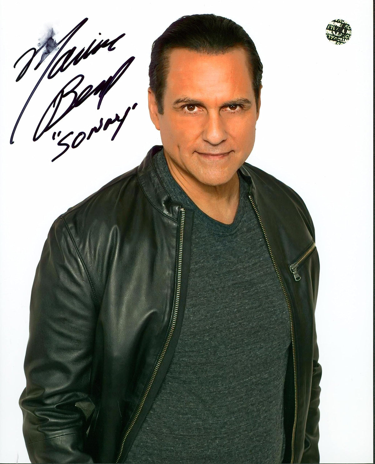 Maurice Benard General Hospital "Sonny" Signed 8x10 Photo Wizard World #019150