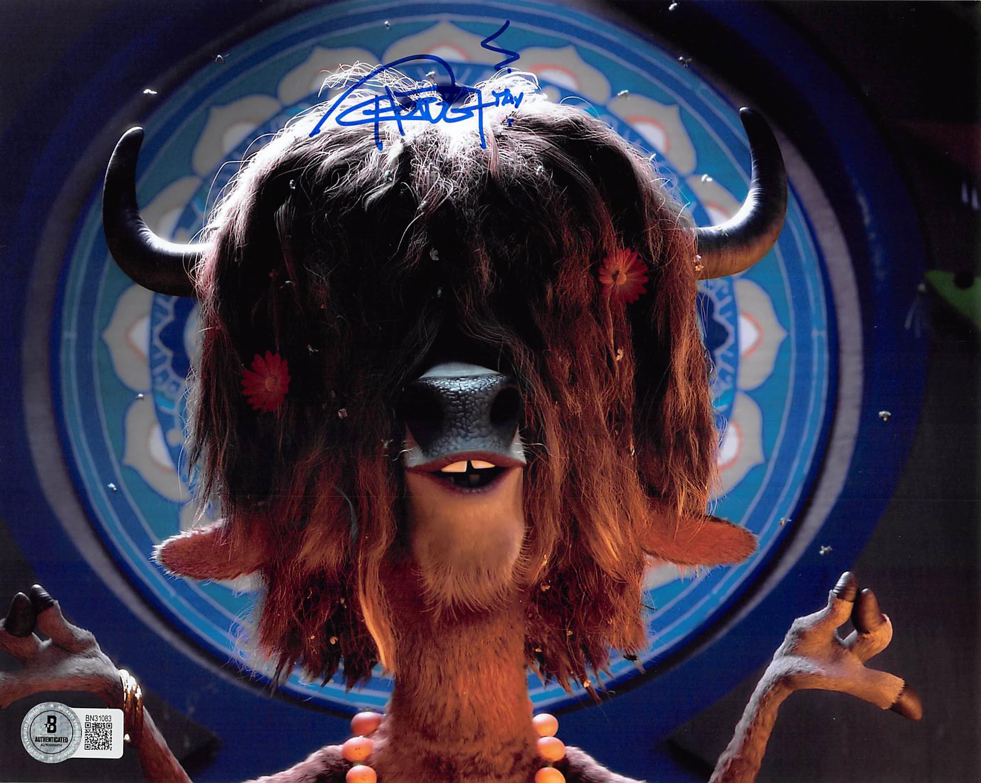 Tommy Chong Zootopia Authentic Signed 8x10 Horizontal Photo w/ Blue Sig BAS 9