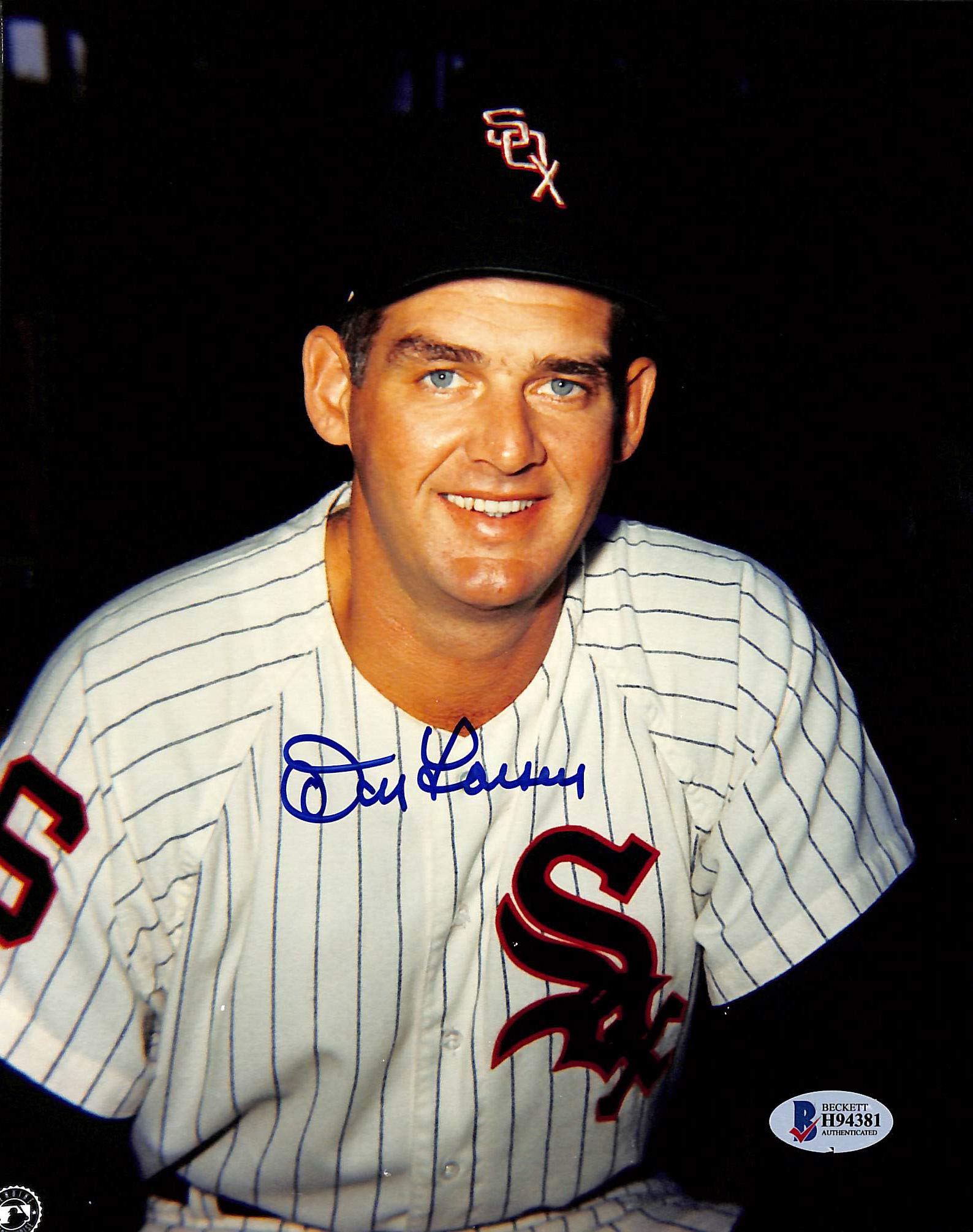 White Sox Don Larsen Authentic Signed 8x10 Photo Autographed BAS