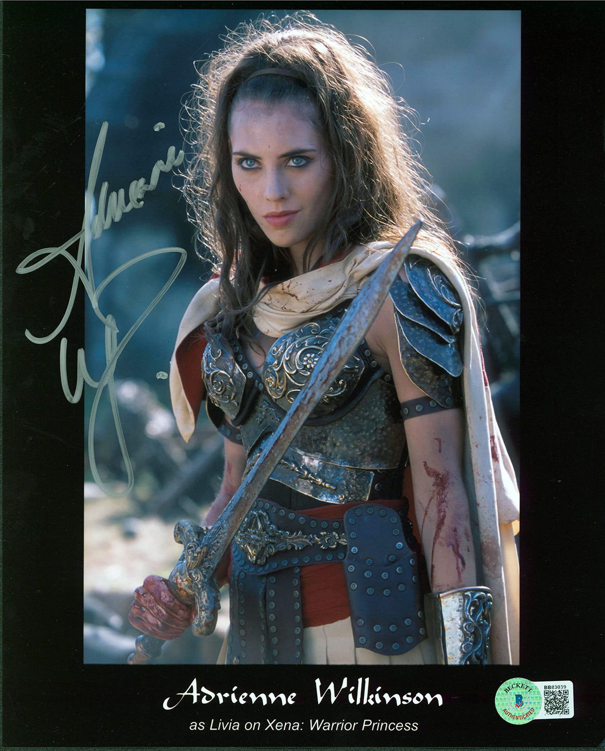 Adrienne Wilkinson Xena Warrior Princess Signed 8x10 Photo BAS #BB83039