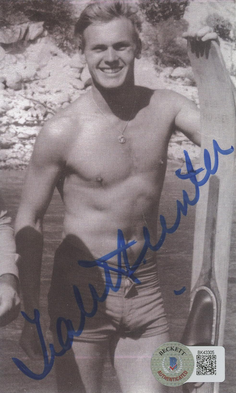 Tab Hunter Damn Yankees Authentic Signed 3.25x5.5 Photo Autographed BAS #BK43305