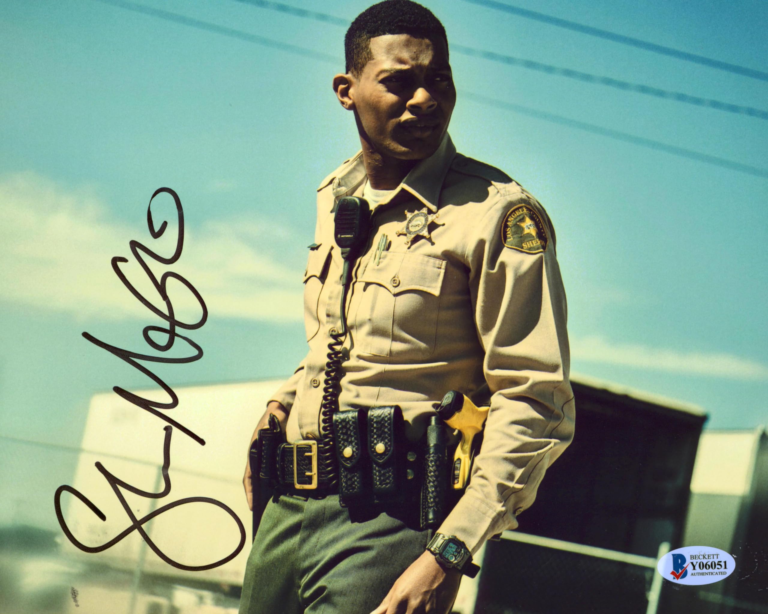 Shane Paul McGhie Deputy Authentic Signed 8x10 Photo Autographed BAS #Y06051