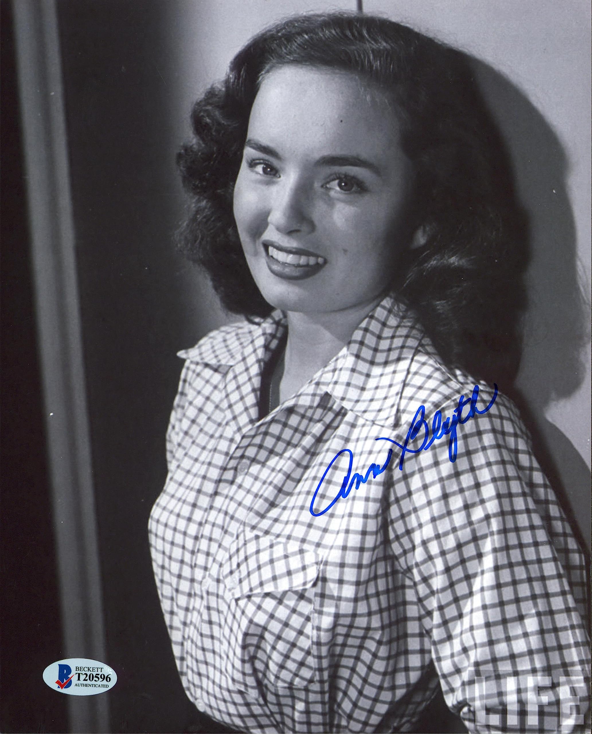 Ann Blyth Our Very Own Authentic Signed 8x10 Black & White Photo BAS #T20596