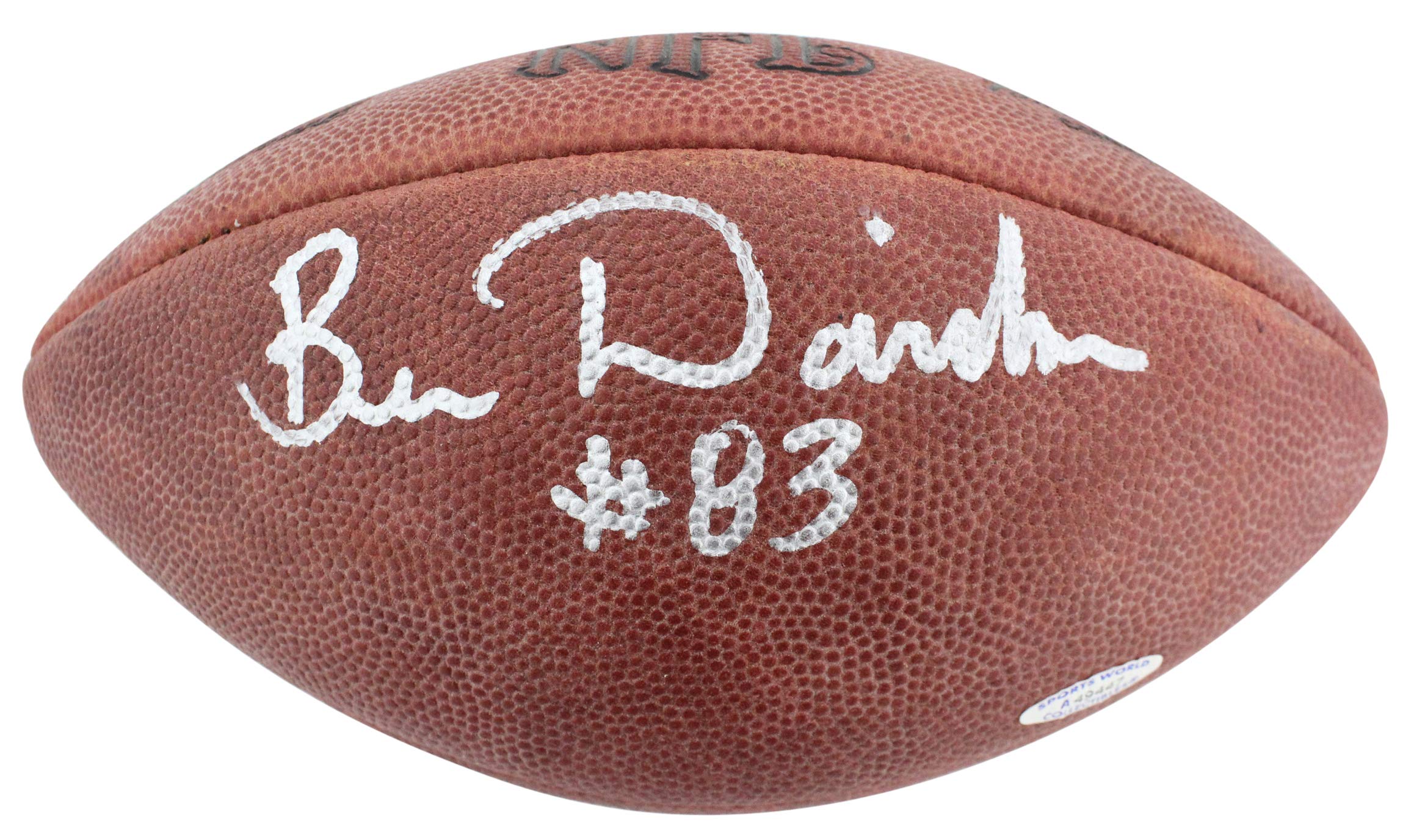 Raiders Ben Davidson Authentic Signed Youth Official Nfl Football BAS
