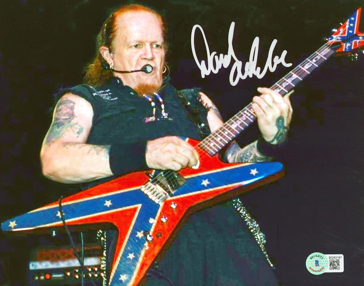 David Allan Coe Authentic Signed 8x10 Photo Autographed BAS #BG83197
