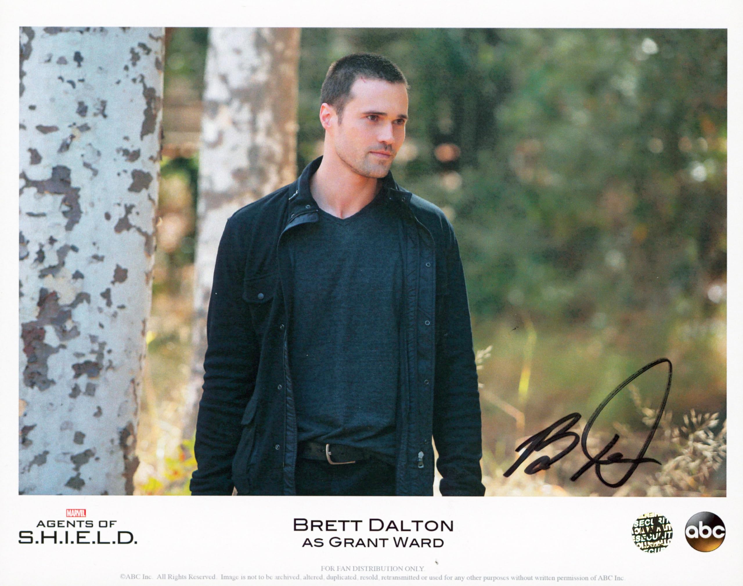 Brett Dalton Marvel Agents of SHIELD Authentic Signed 8x10 Photo Wizard World 1