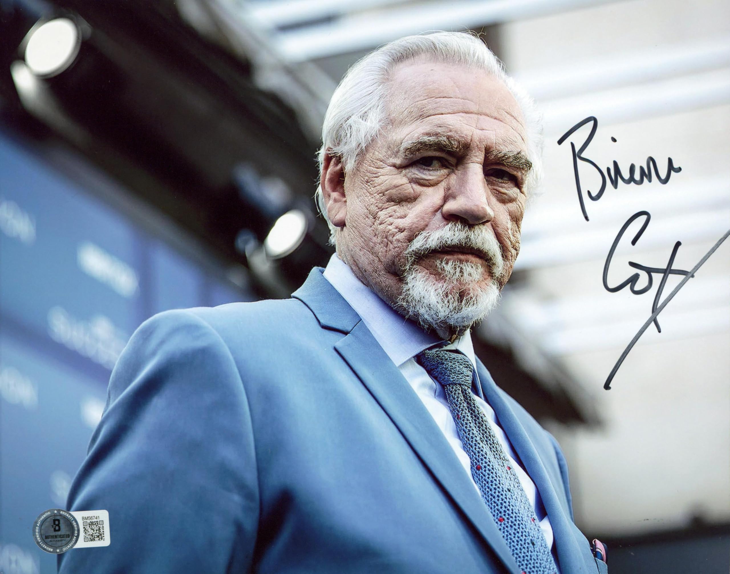 Brian Cox Succession Authentic Signed 8x10 Horizontal Photo Autographed BAS 2