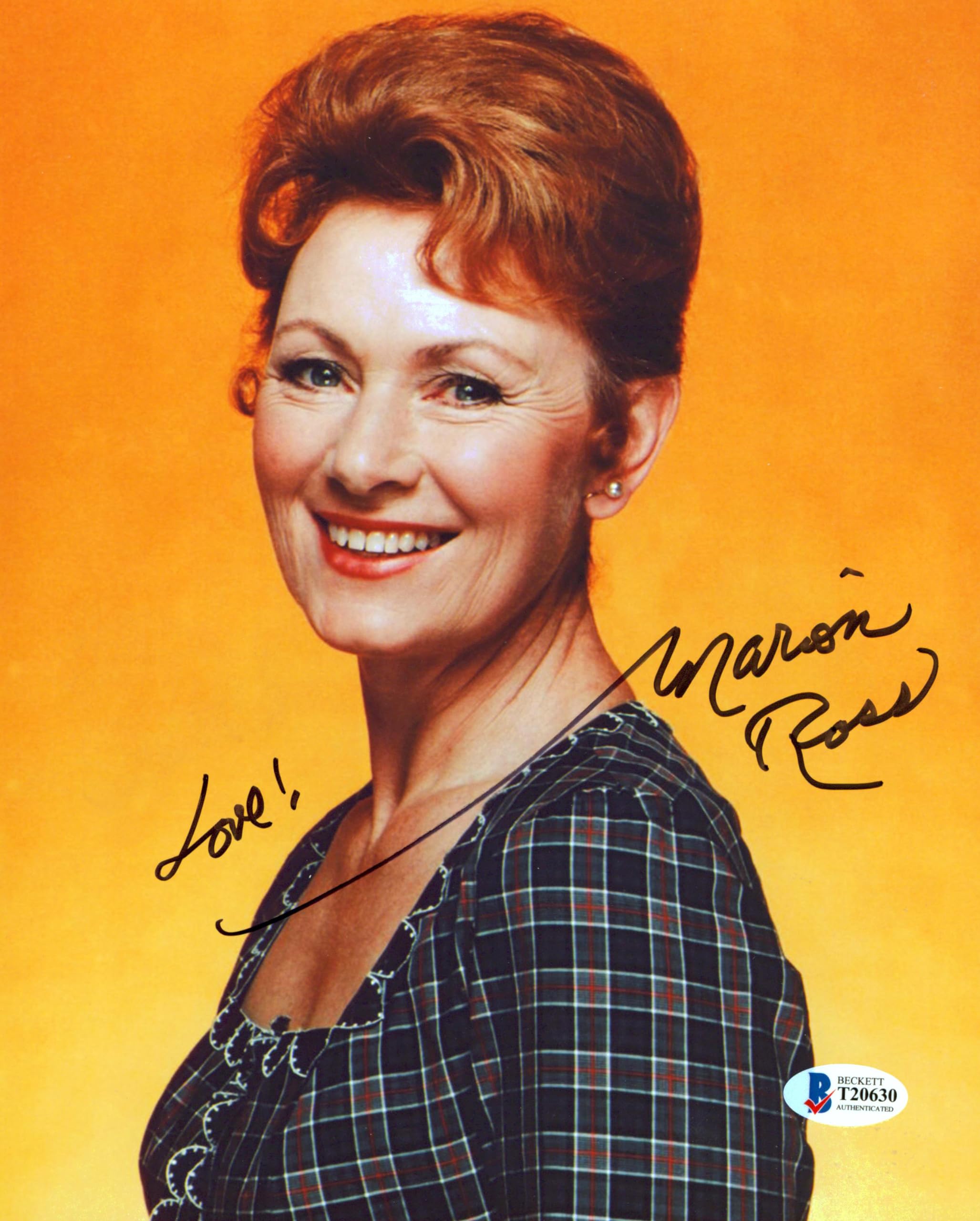 Marion Ross Happy Days "Love!" Authentic Signed 8x10 Photo BAS #T20630