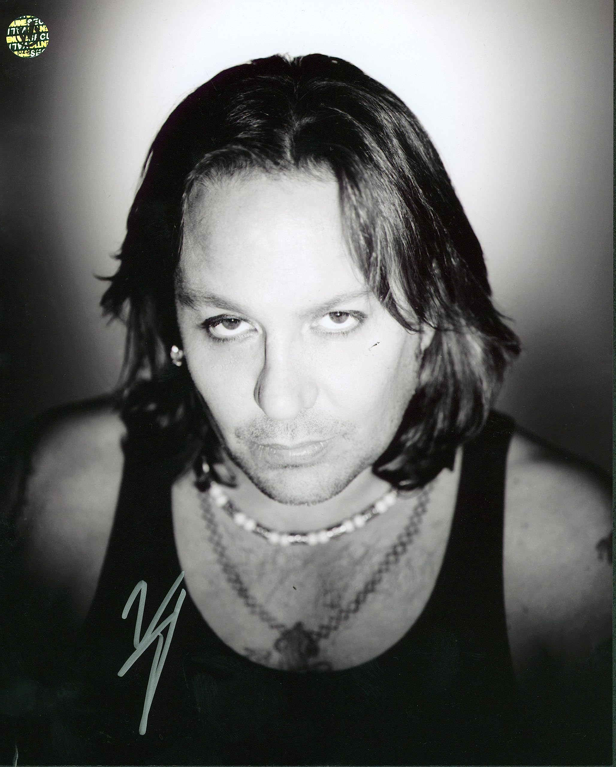 Vince Neil Motley Crue Authentic Signed 8x10 Black & White Photo Wizard World