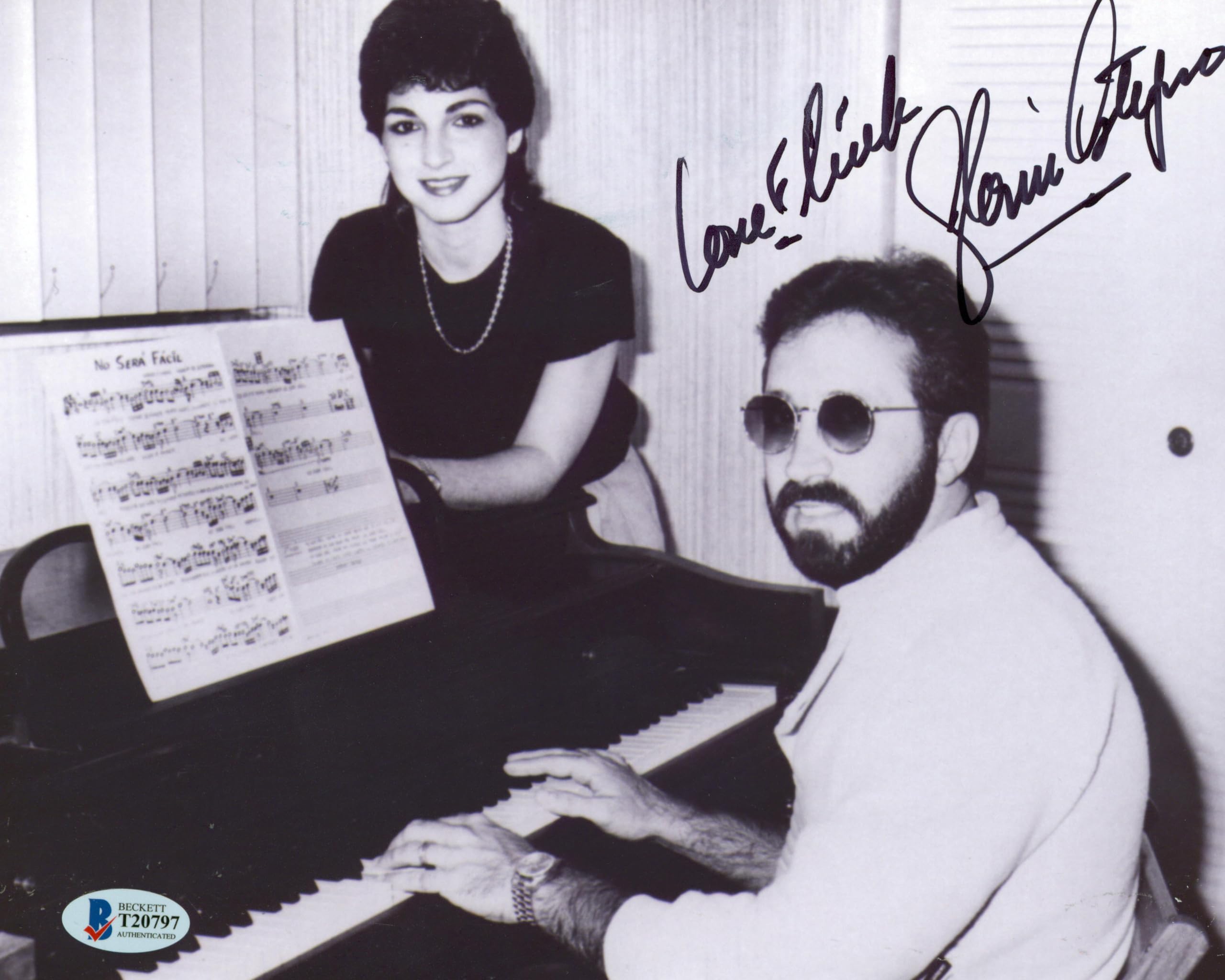 Gloria Estefan Miami Sound Machine "Love & Luck" Signed 8x10 Photo BAS #T20797