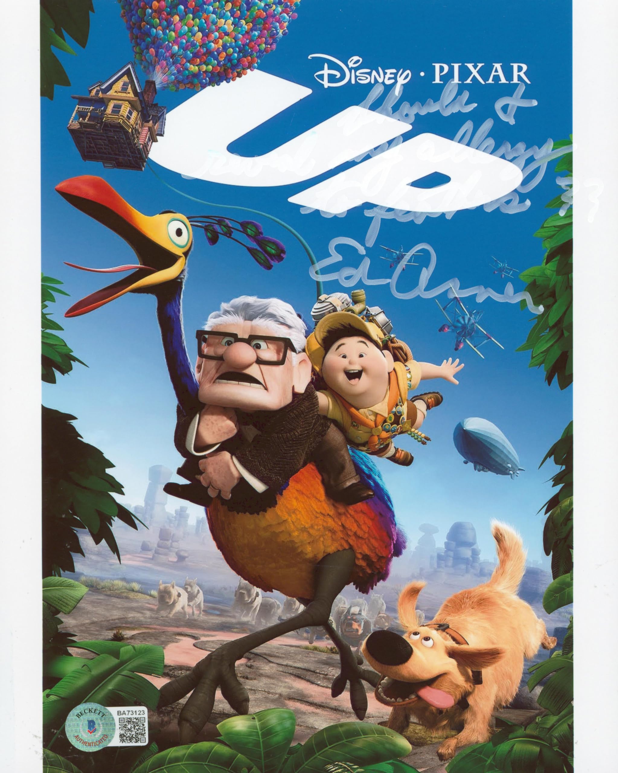 Ed Asner Up "Reveal My Allergies To Feathers" Signed 8x10 Photo BAS #BA73123