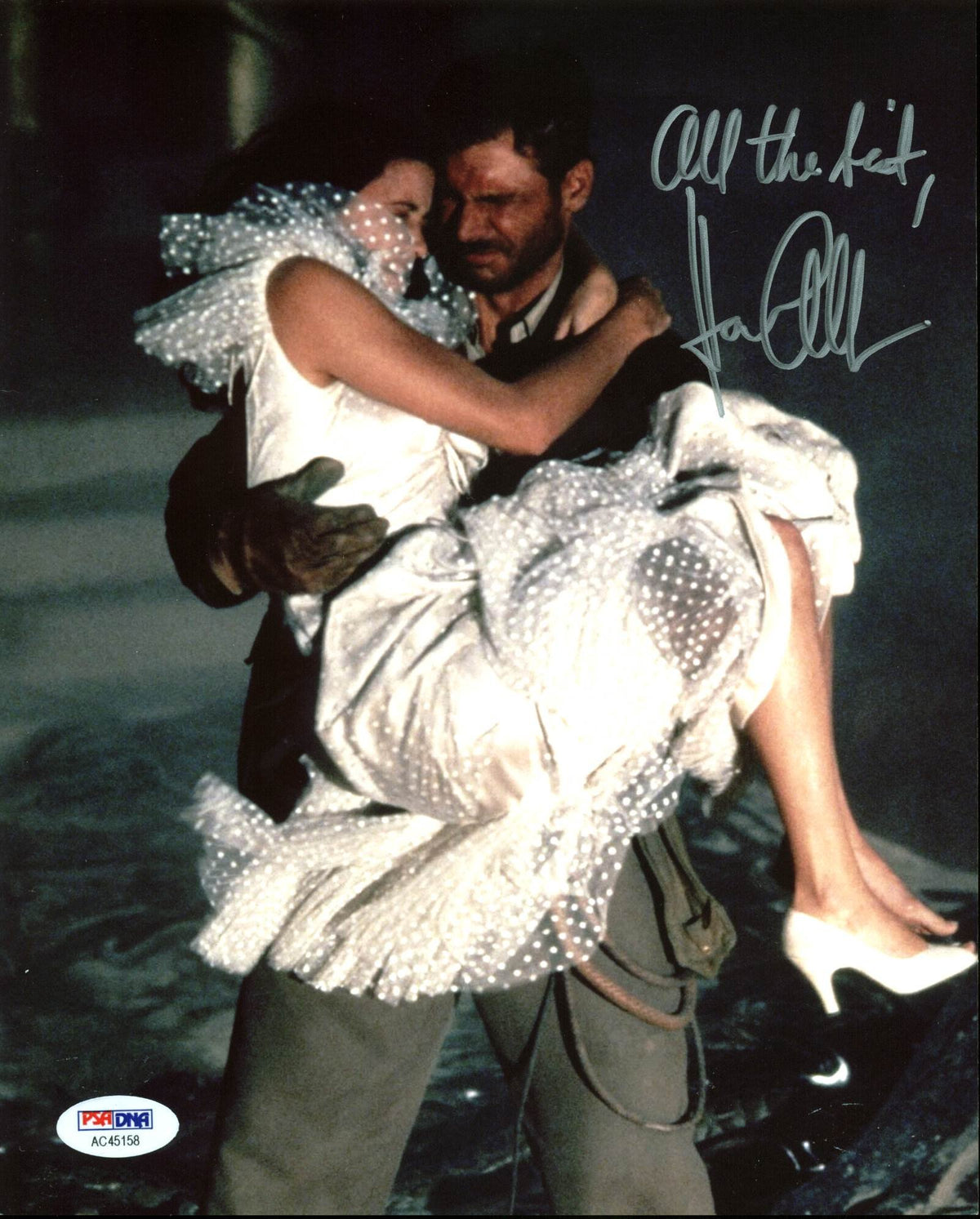 Karen Allen Indiana Jones Authentic Signed 8X10 Photo PSA/DNA #AC45158