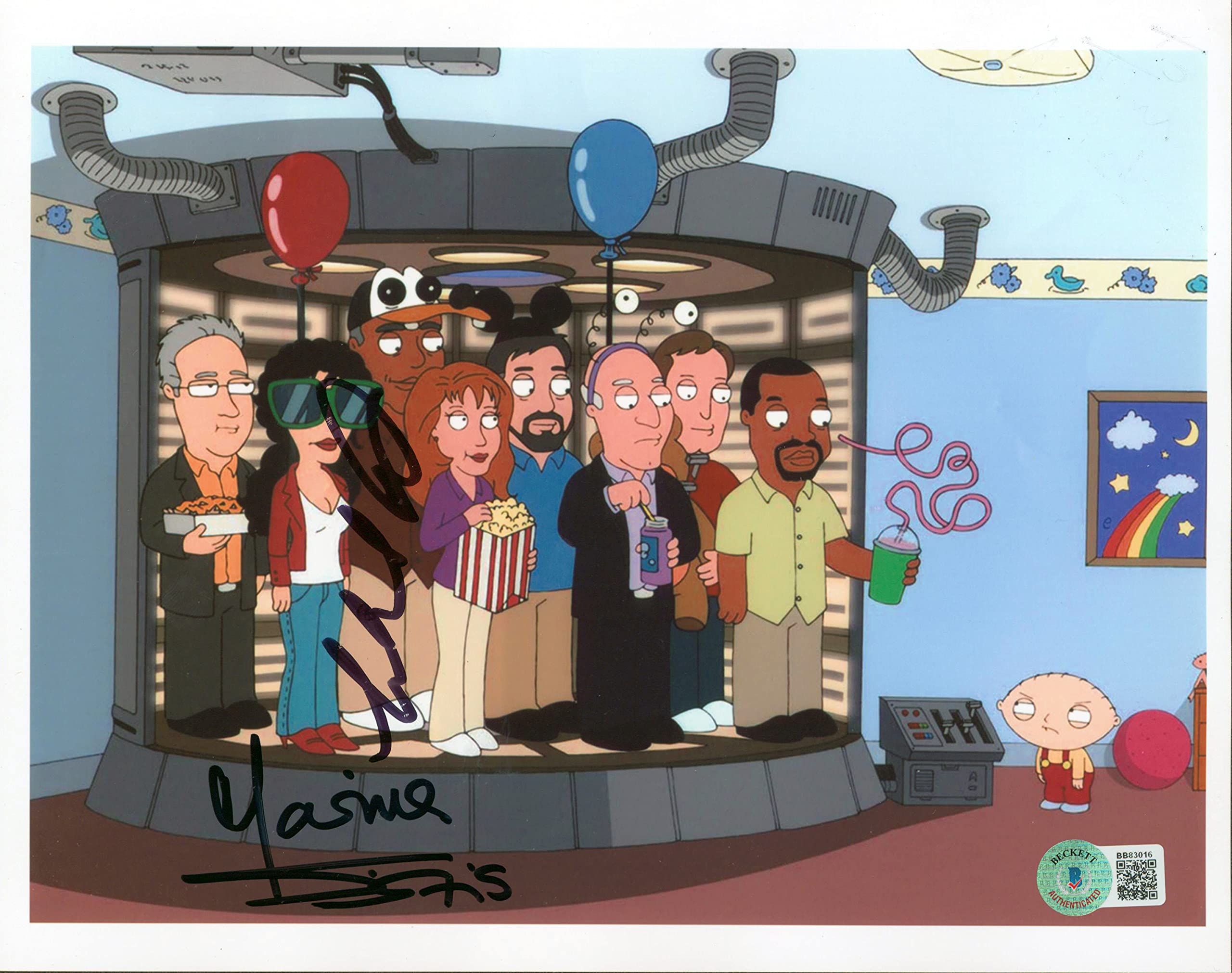Marina Sirtis Family Guy Authentic Signed 8x10 Photo Autographed BAS #BB83016