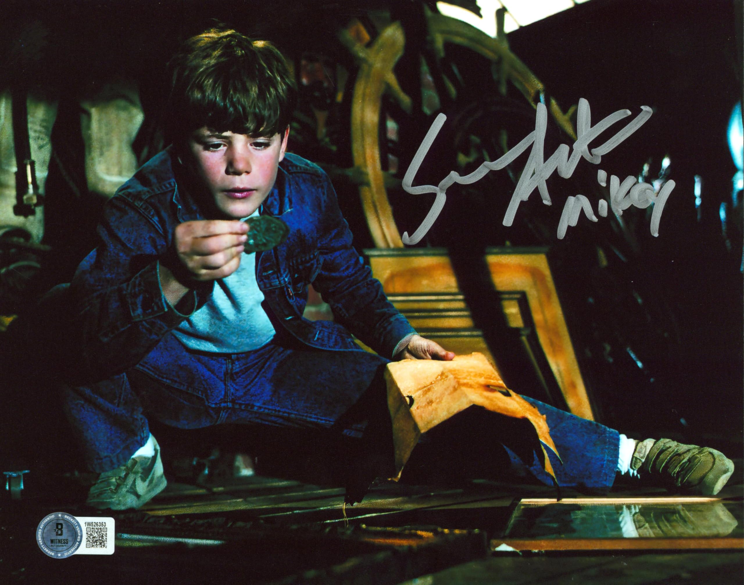 Sean Astin The Goonies "Mikey" Authentic Signed 8x10 Photo BAS Witnessed