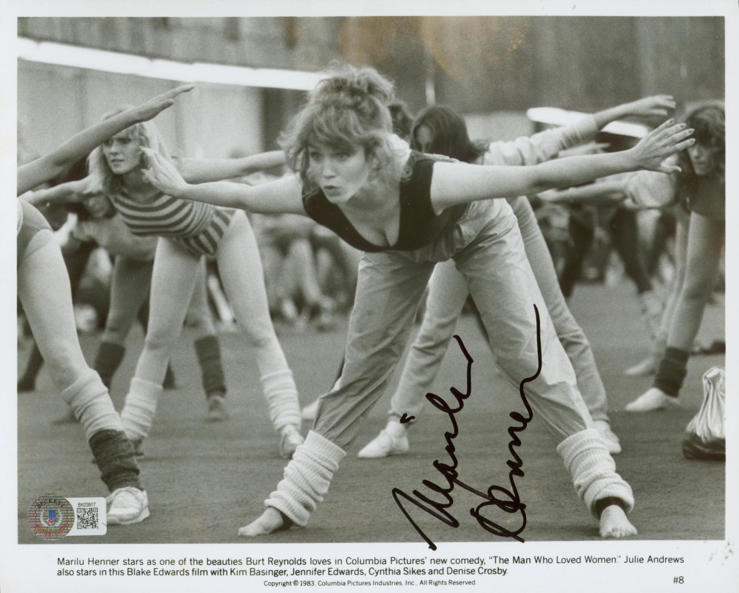 Marilu Henner The Man Who Loved Women Authentic Signed 8x10 Photo BAS #BK03917