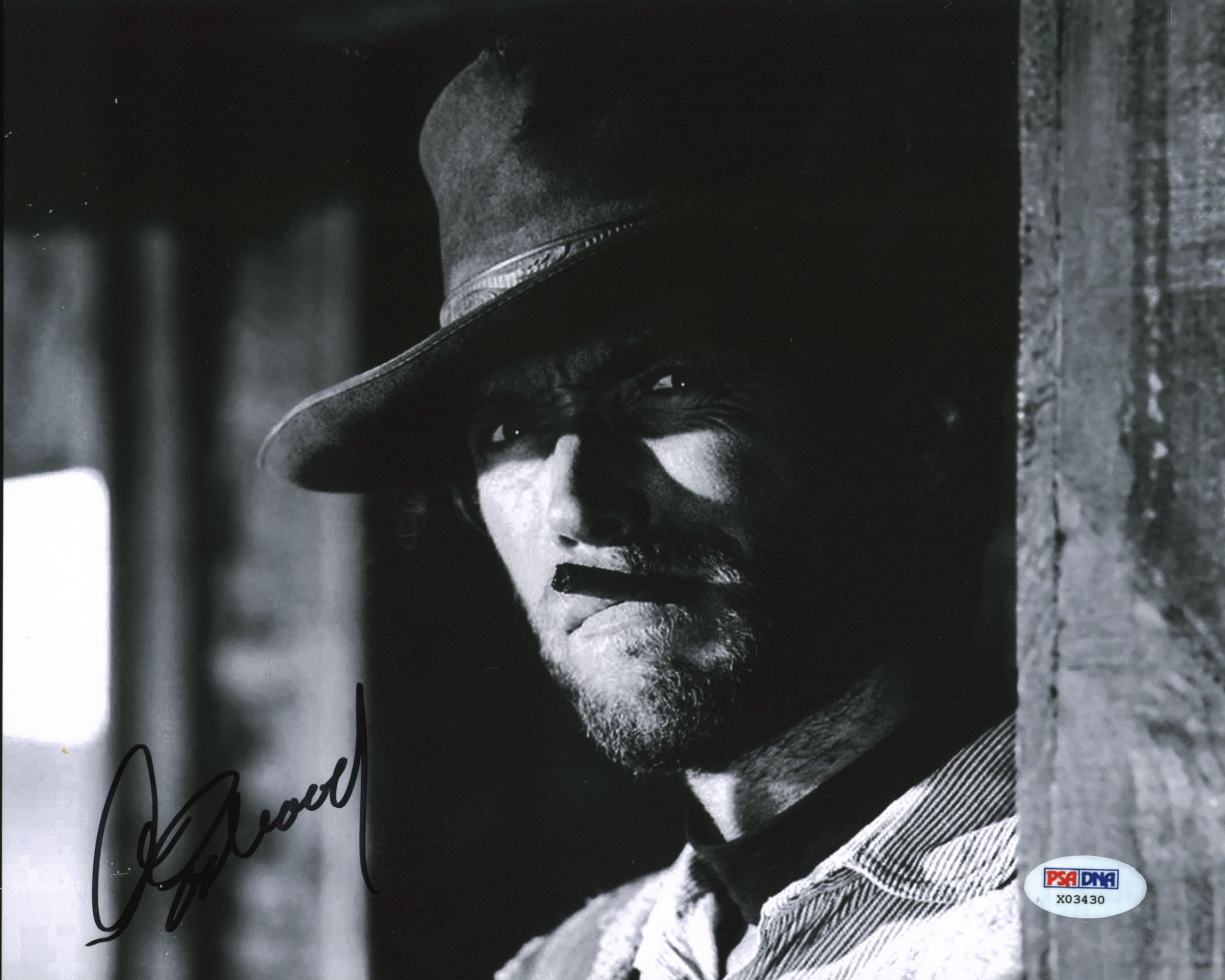 Clint Eastwood The Good, the Bad and the Ugly Signed 8x10 Photo PSA/DNA #X03430