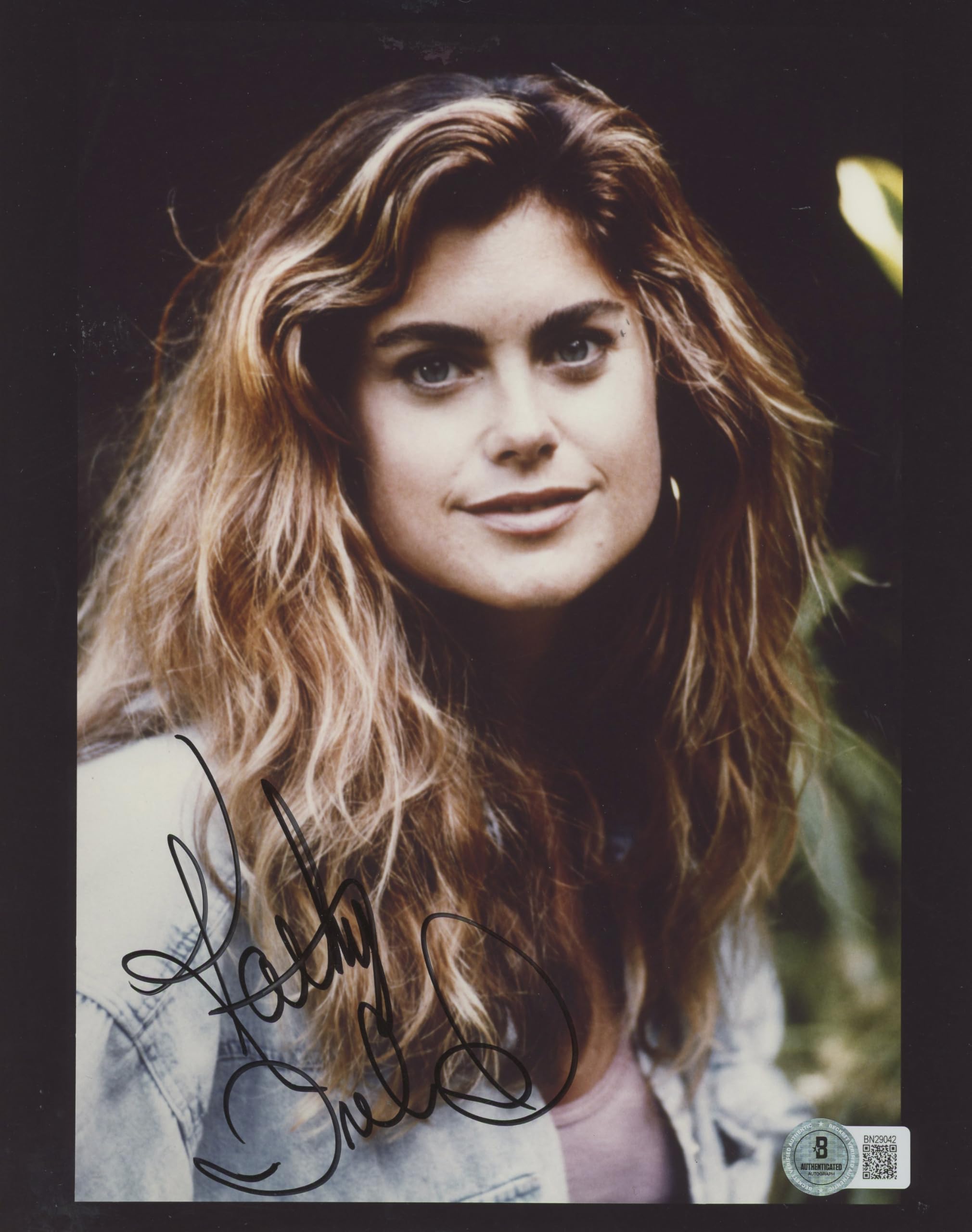 Kathy Ireland Loaded Weapon 1 Authentic Signed 8x10 Photo BAS #BN29042