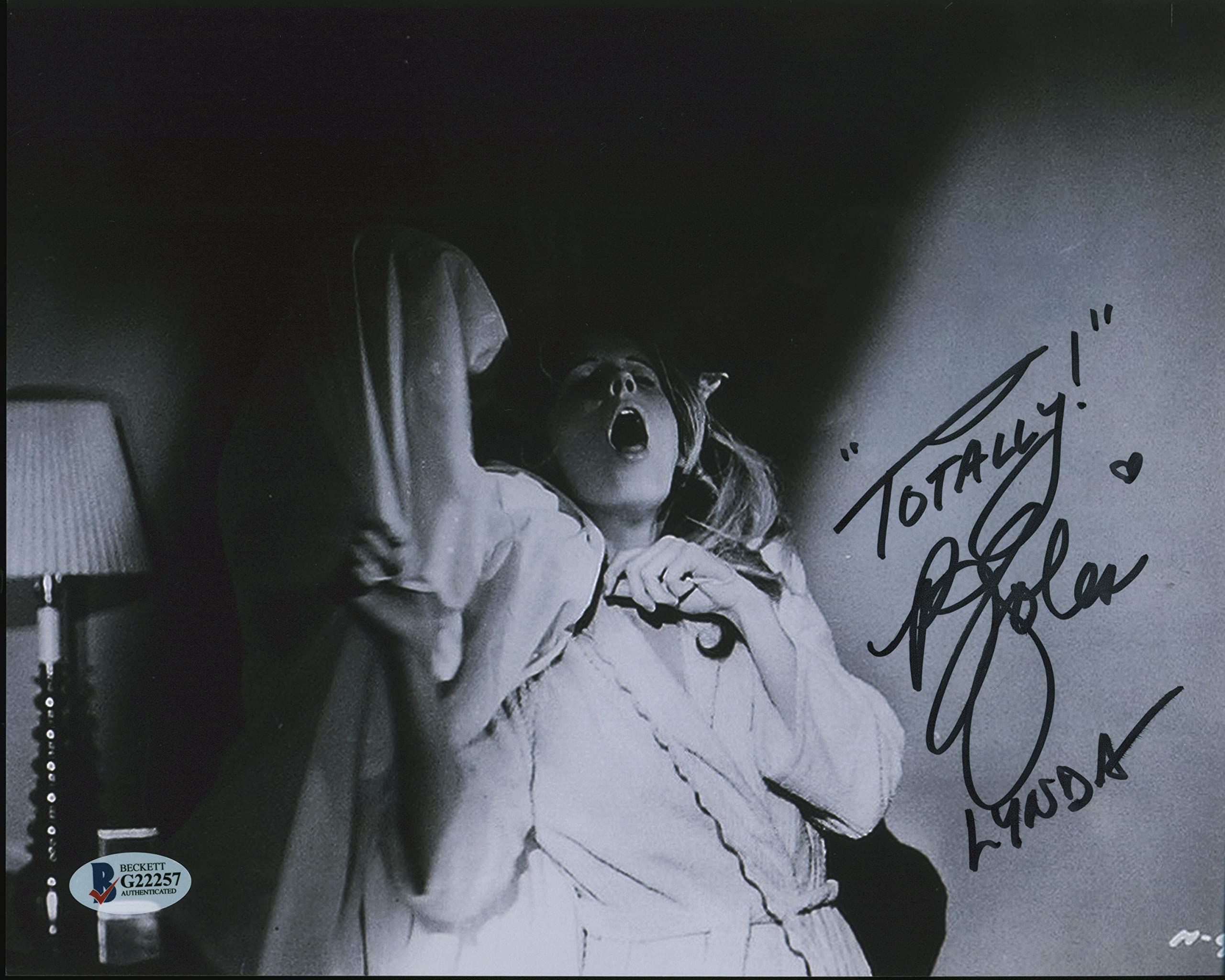P.J. Soles Halloween "Totally! Lynda" Authentic Signed 8x10 Photo BAS #G22257