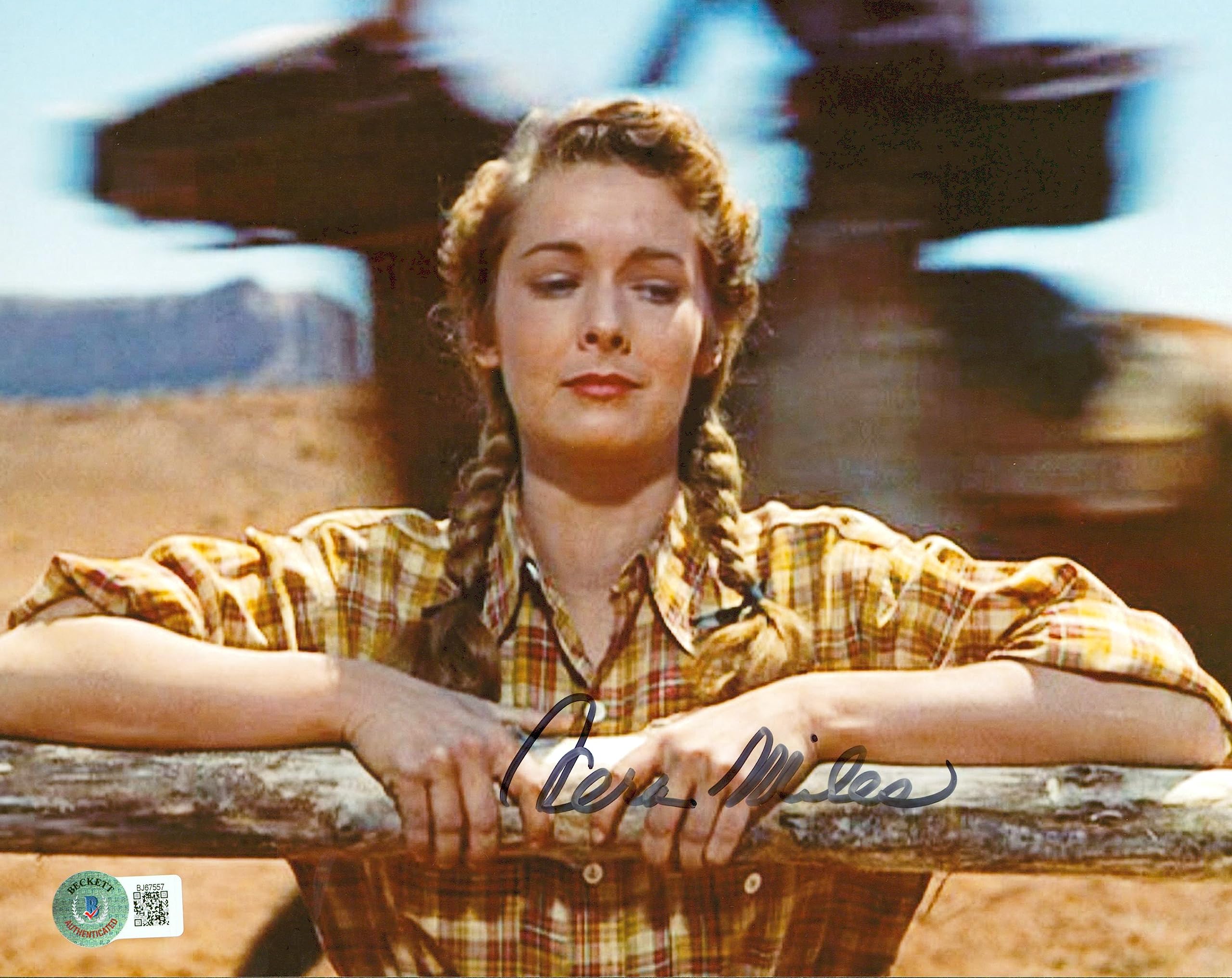 Vera Miles Psycho Authentic Signed 8x10 Photo Autographed BAS #BJ67557