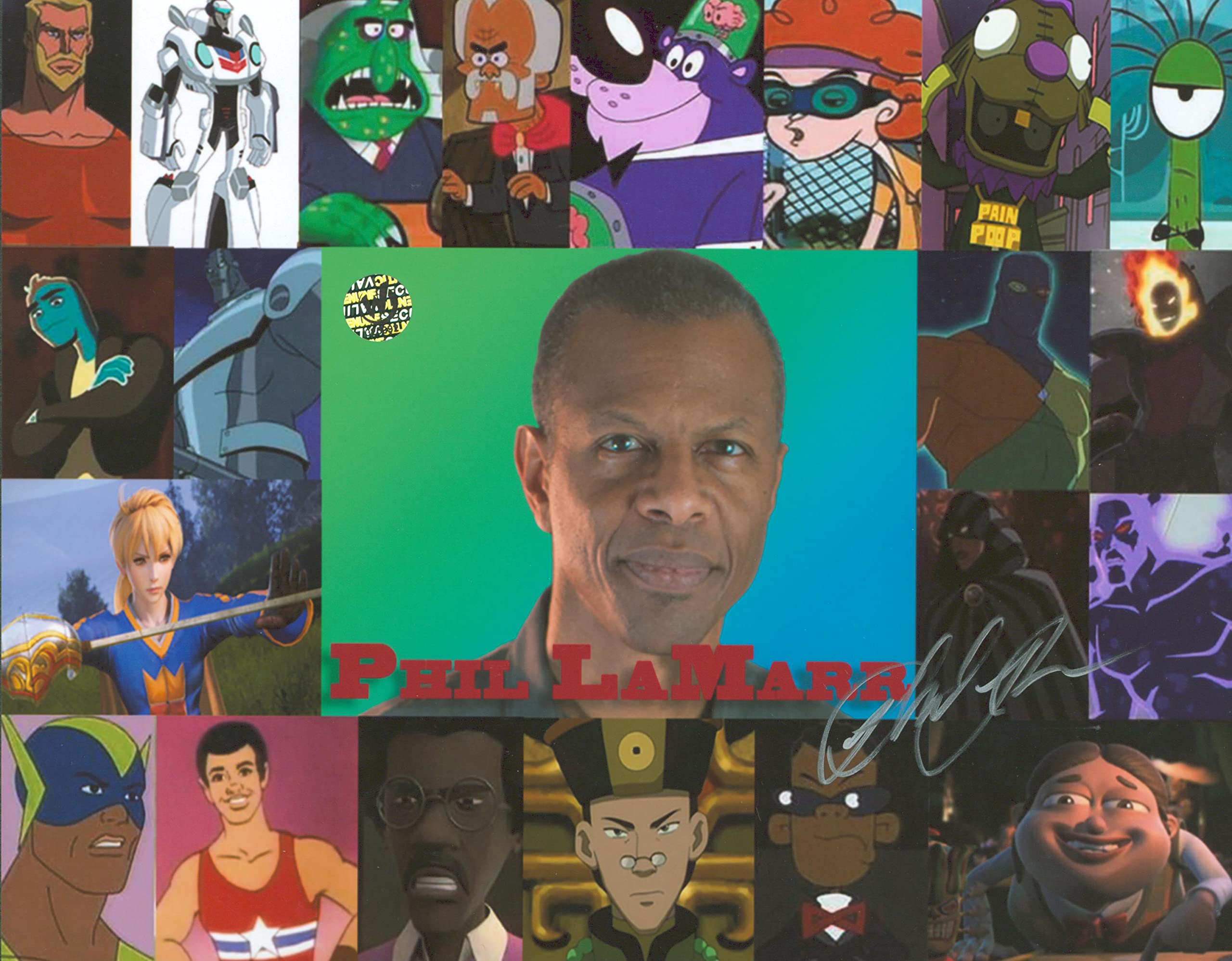 Phil LaMarr Samurai Jack Authentic Signed 8x10 Photo Autographed Wizard World 4