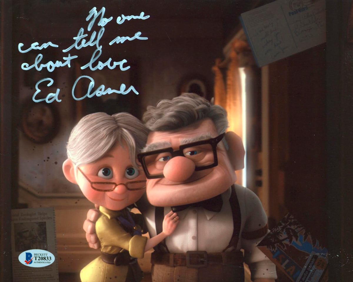 Ed Asner Up "No One Can Tell Me About Love" Signed 8x10 Photo BAS #T20833