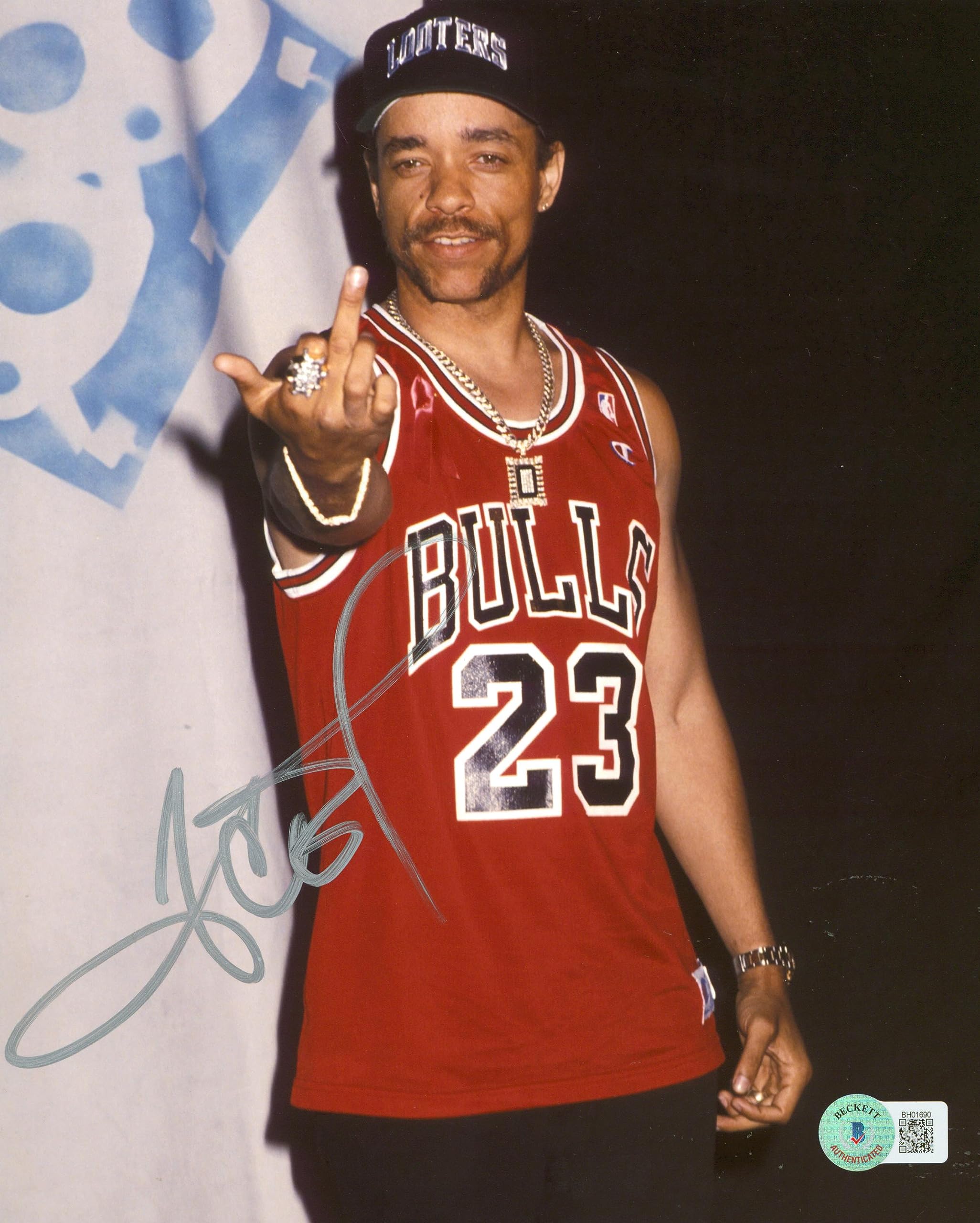Ice-T Body Count Authentic Signed 8x10 Photo Autographed BAS #BH01690