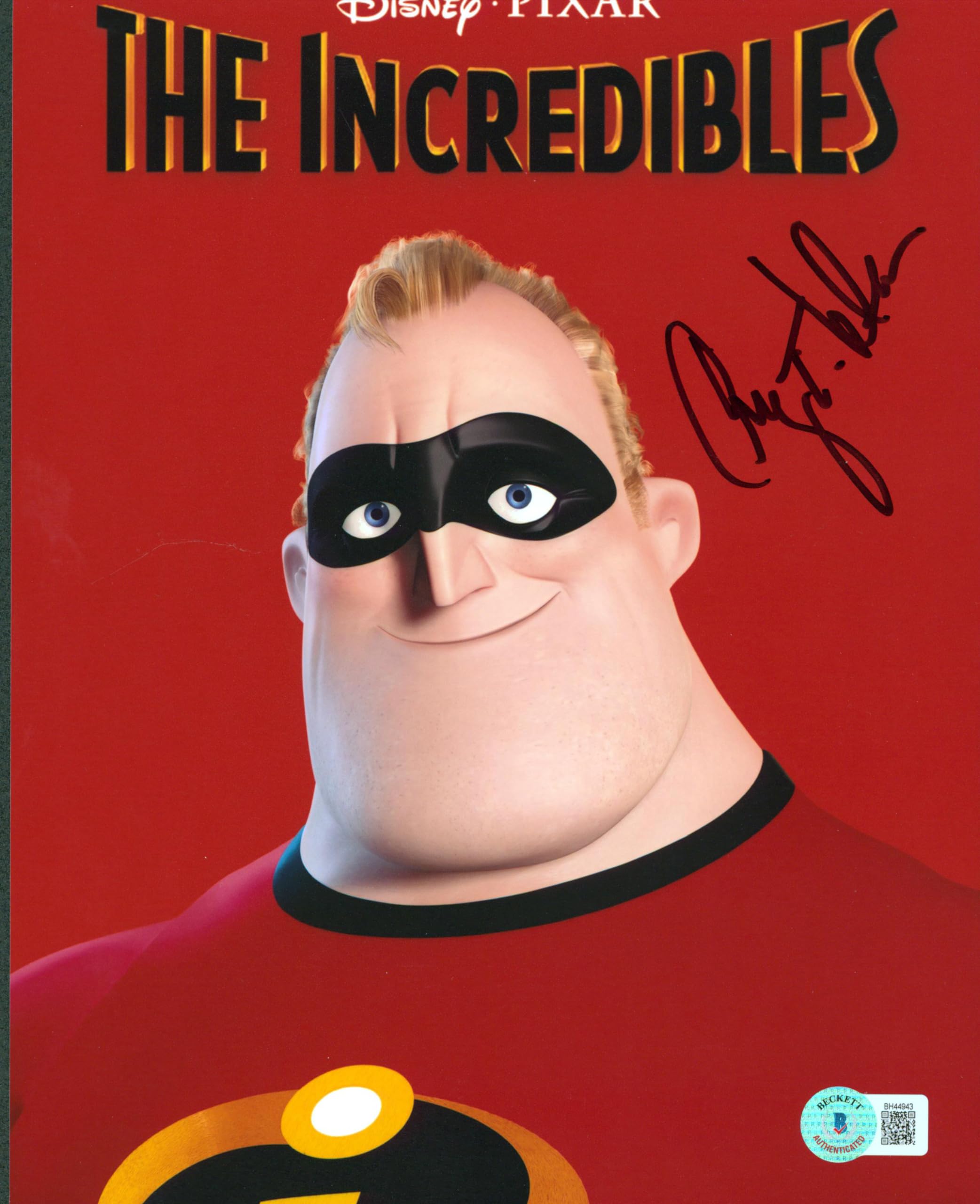 Craig T. Nelson The Incredibles Signed 8x10 Photo Autographed BAS #BH44943