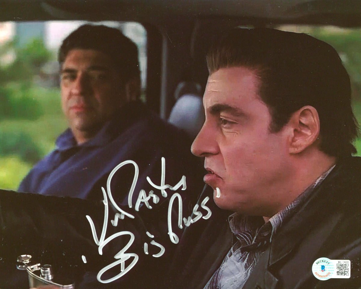 Vincent Pastore The Sopranos "Big Puss" Authentic Signed 8x10 Photo BAS #BC13699