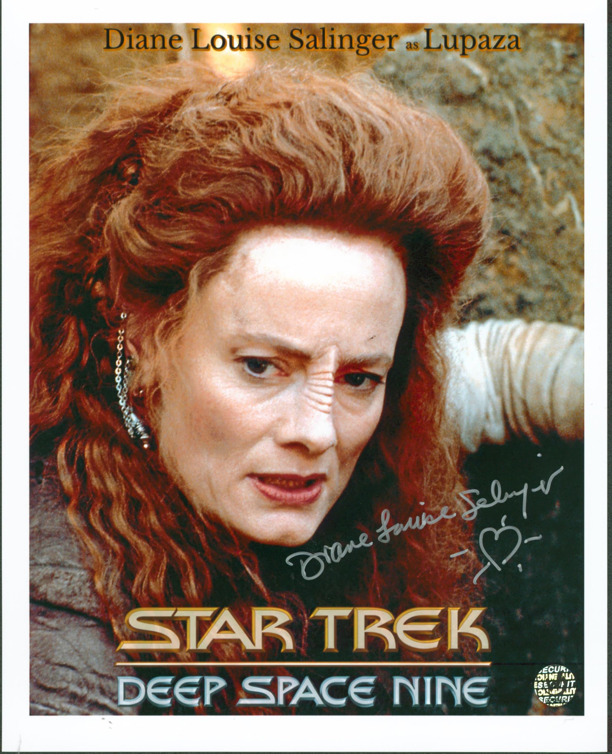 Diane Louise Salinger Star Trek Deep Space Nine Signed 8x10 Photo Wizard World 2